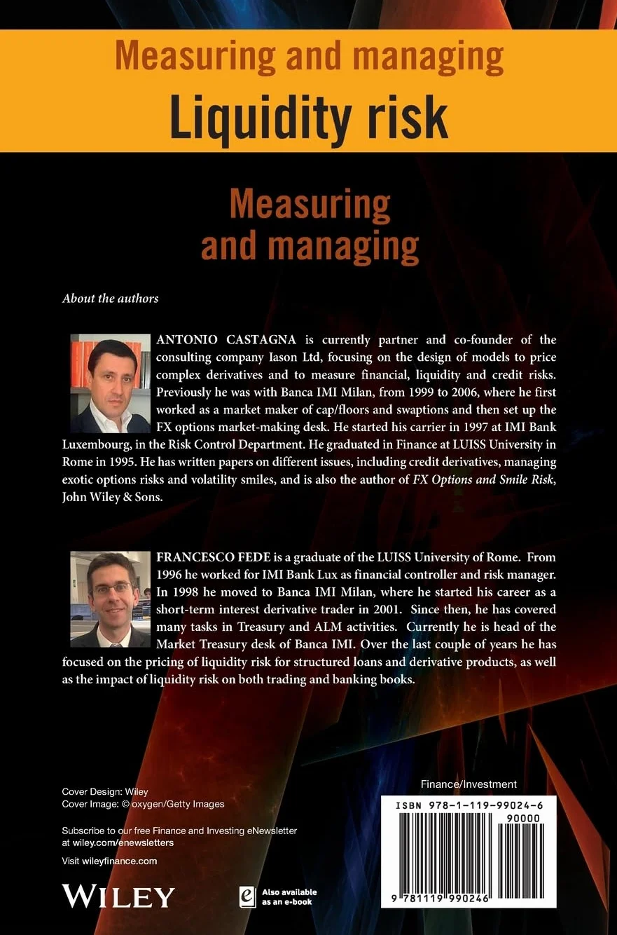 Measuring and Managing Liquidity Risk: 554