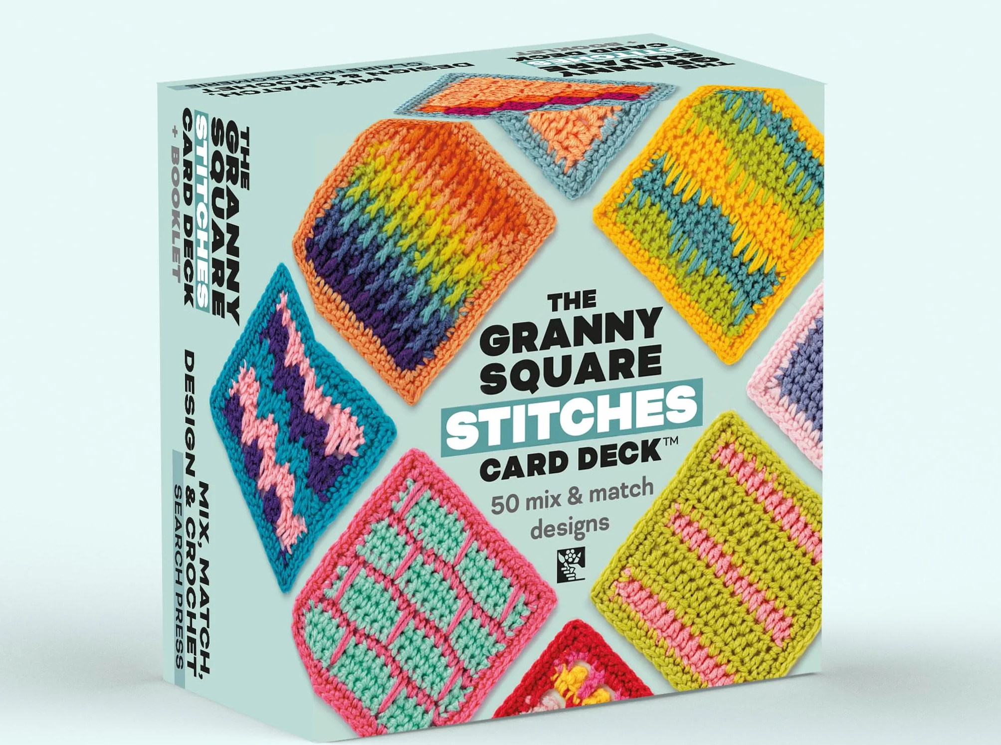 The Granny Square Stitches Card Deck™: 50 Mix and Match Designs