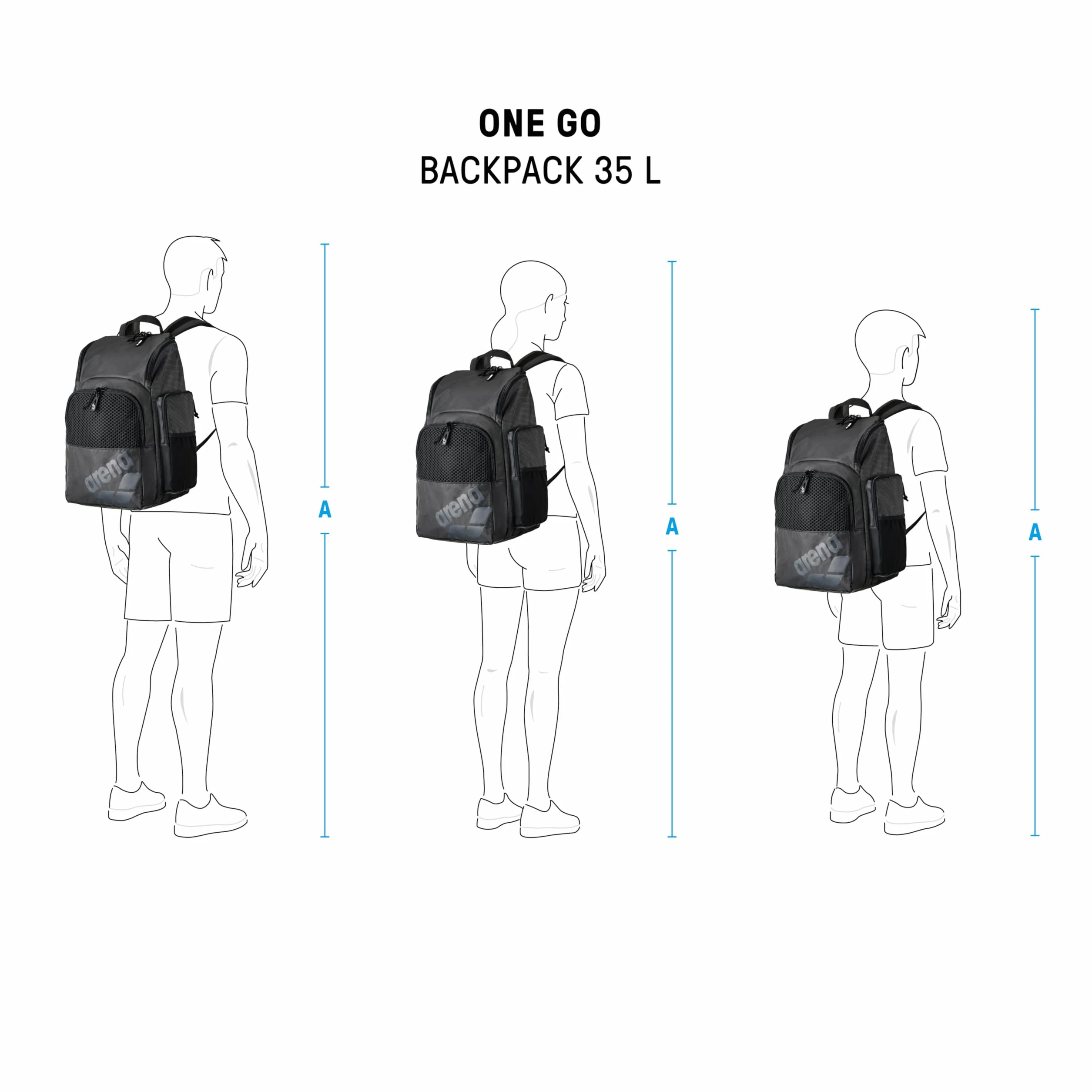 ARENA Plecak na basen One GO Backpack 35 litrów