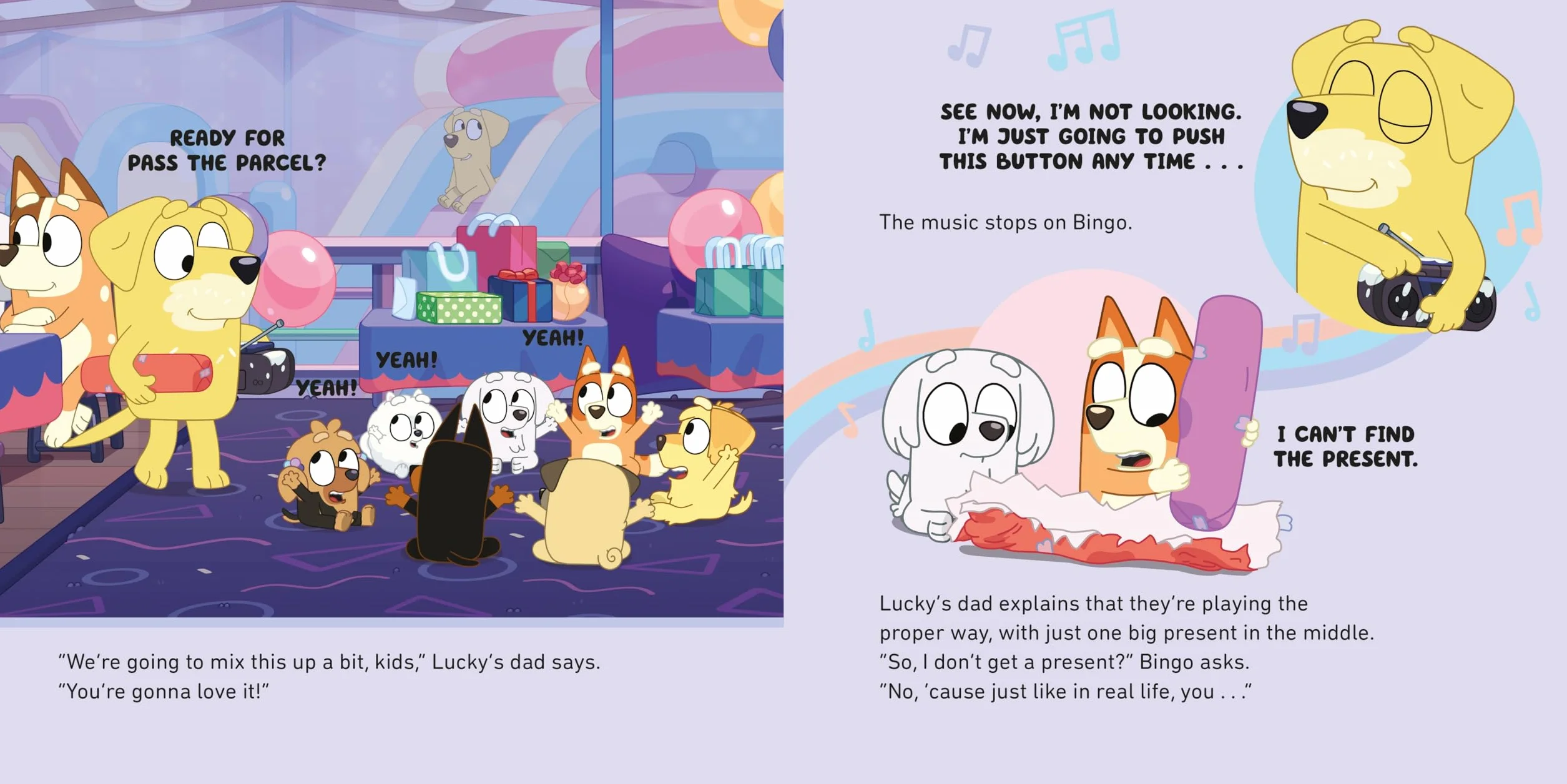 Bluey: Pass the Parcel: A birthday party picture book