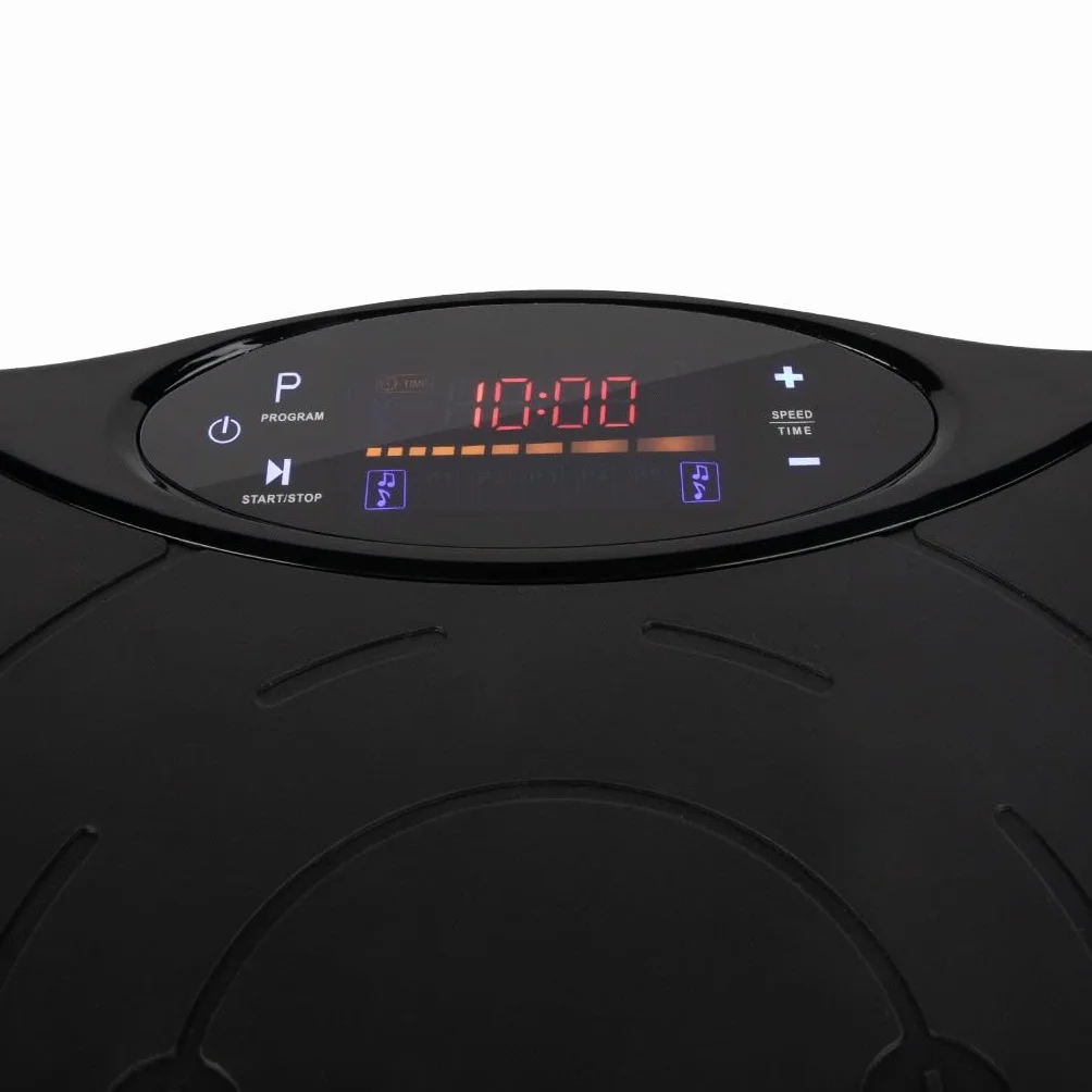 VirtuFit Płyta wibracyjna fitness – Fitness Powerplate – 10 programów treningowych – 99 stopni prędkości – urządzenie do treningu wytrzymałościowego