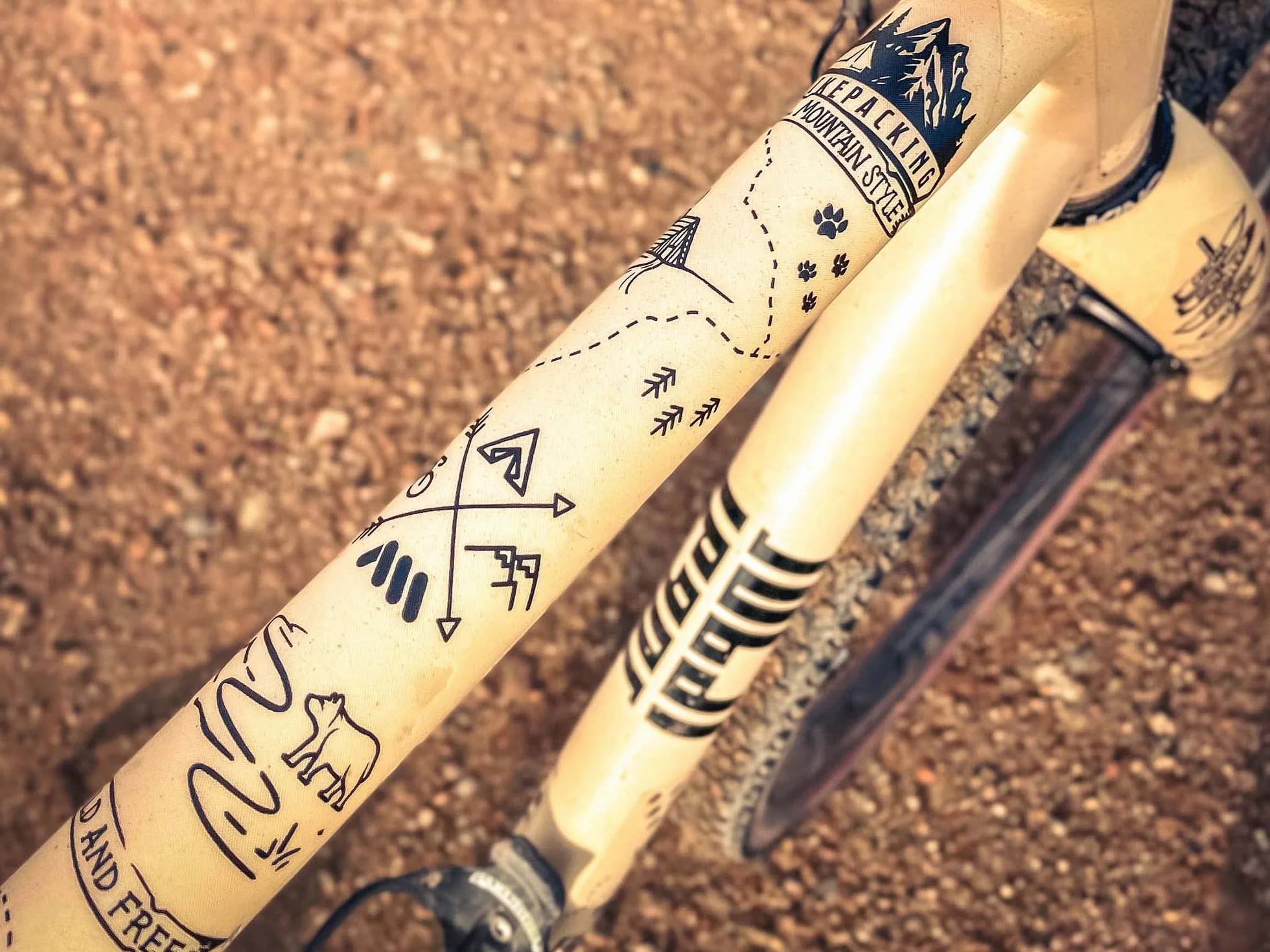 All Mountain Style AMS Frame Guard Gravel/Road - Chroni Twój rower przed zadrapaniami i przedmiotami