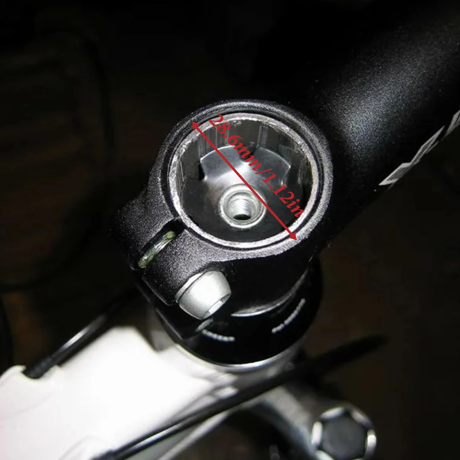 Psyqtsuary Zestaw dystansowy na kierownicę rowerową, stop aluminium, uchwyt z nasadką kierowniczą