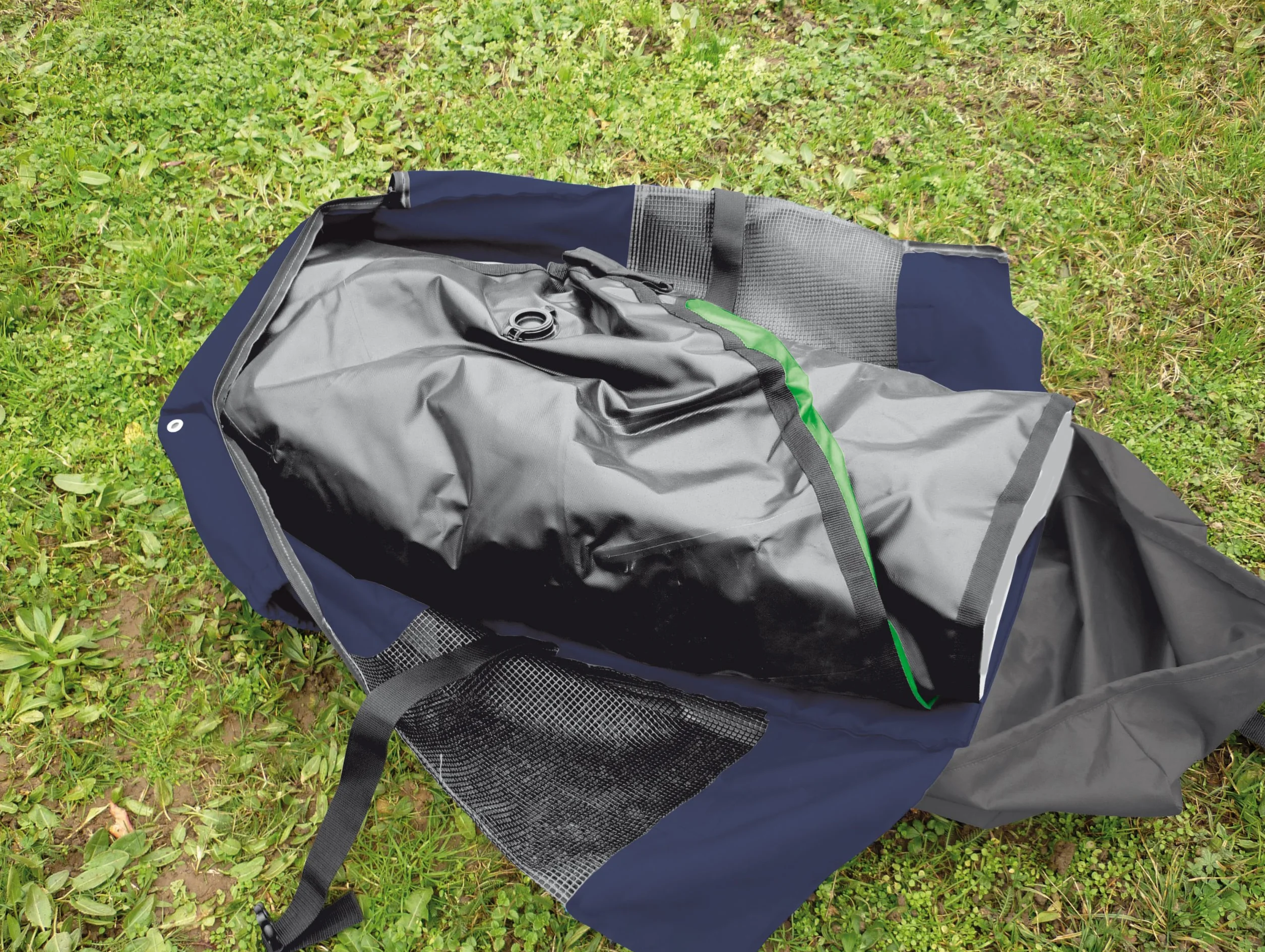 Sevylor Torba do Przenoszenia Sprzętu Kajakowego Quickpak, Czarny/Ciemnoniebieski, 130 l