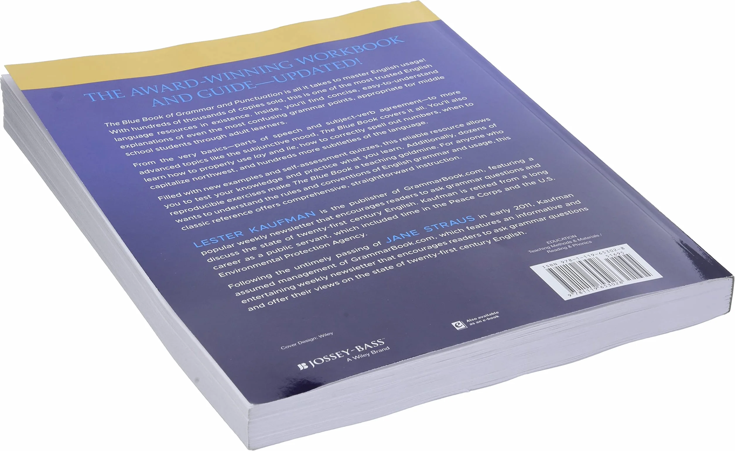 The Blue Book of Grammar and Punctuation: An Easy-To-Use Guide with Clear Rules, Real-World Examples, and Reproducible Quizzes