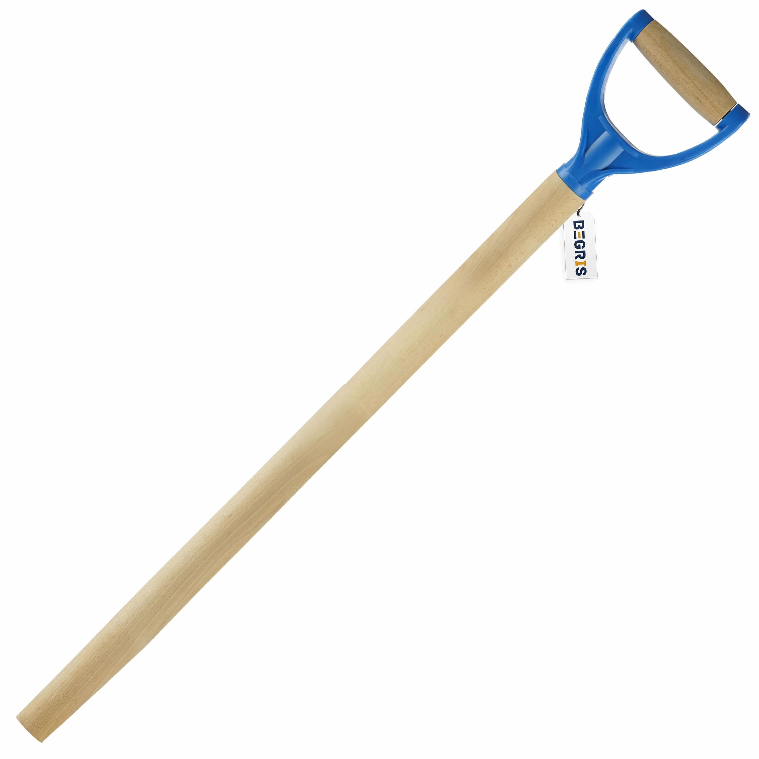 Trzonek Drewniany 100 cm, Styl do Łopaty, Szpadla, Trzon z Drewna Bukowego z Rączką, Trwały i Wytrzymały Trzon Wymienny Styl Trzon Kij Do Szpadla ("Y", plastik, 100 cm)