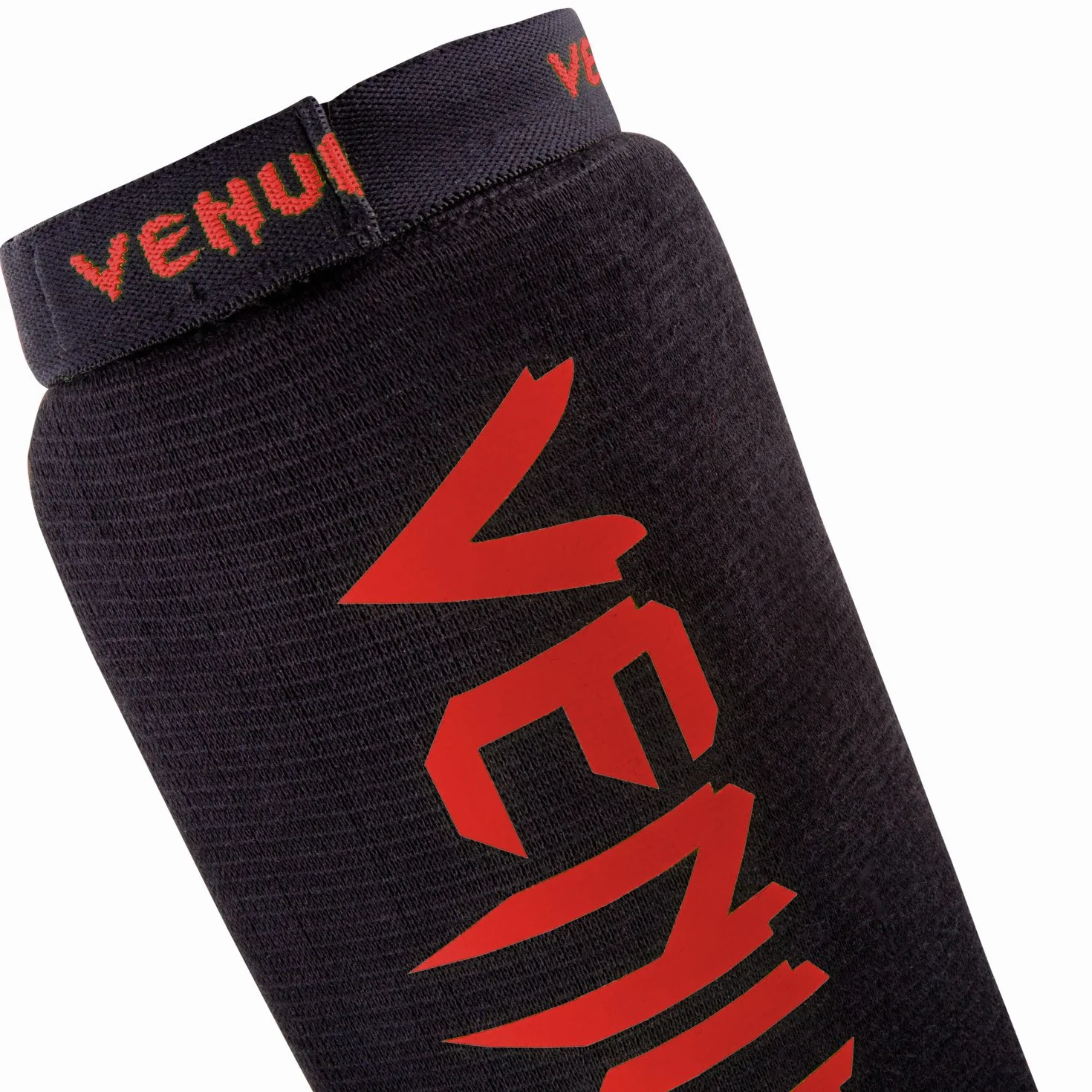 Venum Kontact ochraniacze piszczeli - czarne/czerwone - XL