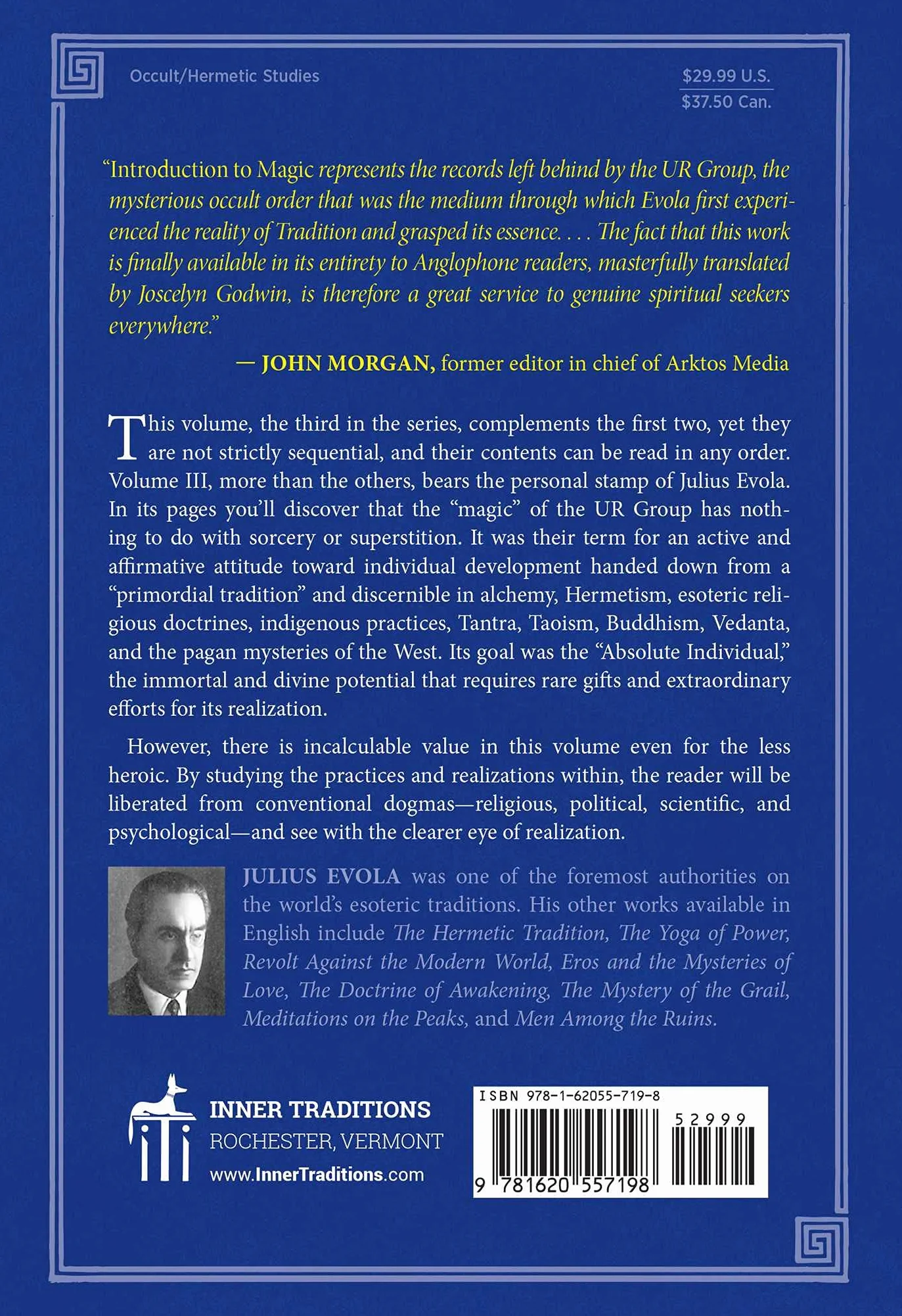 Introduction to Magic, Volume III: Realizations of the Absolute Individual