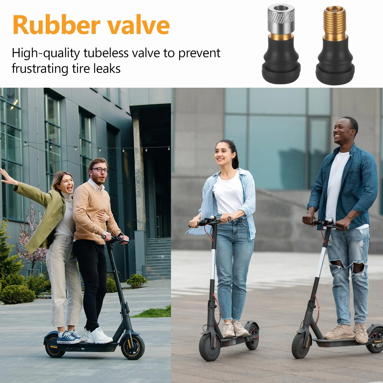Zawory bezdętkowe do hulajnogi Xiaomi Ninebot G30 Segway, adapter przedłużający zawór opon