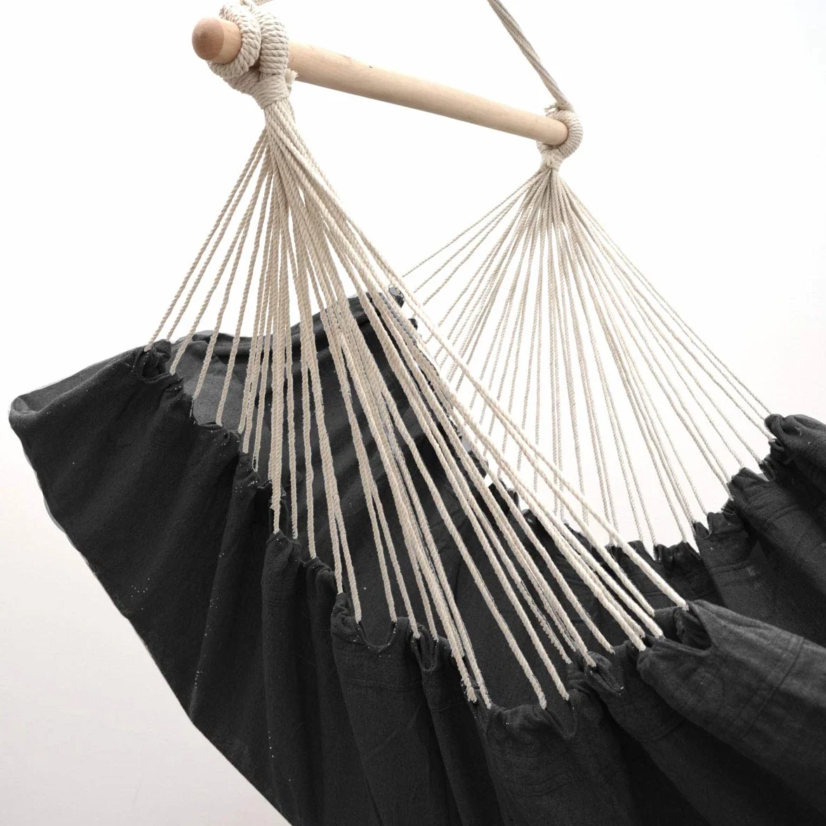 AMANKA Fotel wisz?cy XXL z komor? boczn? i poduszk? – 220 x 120 cm, hamak zewn?trzny do 150 kg