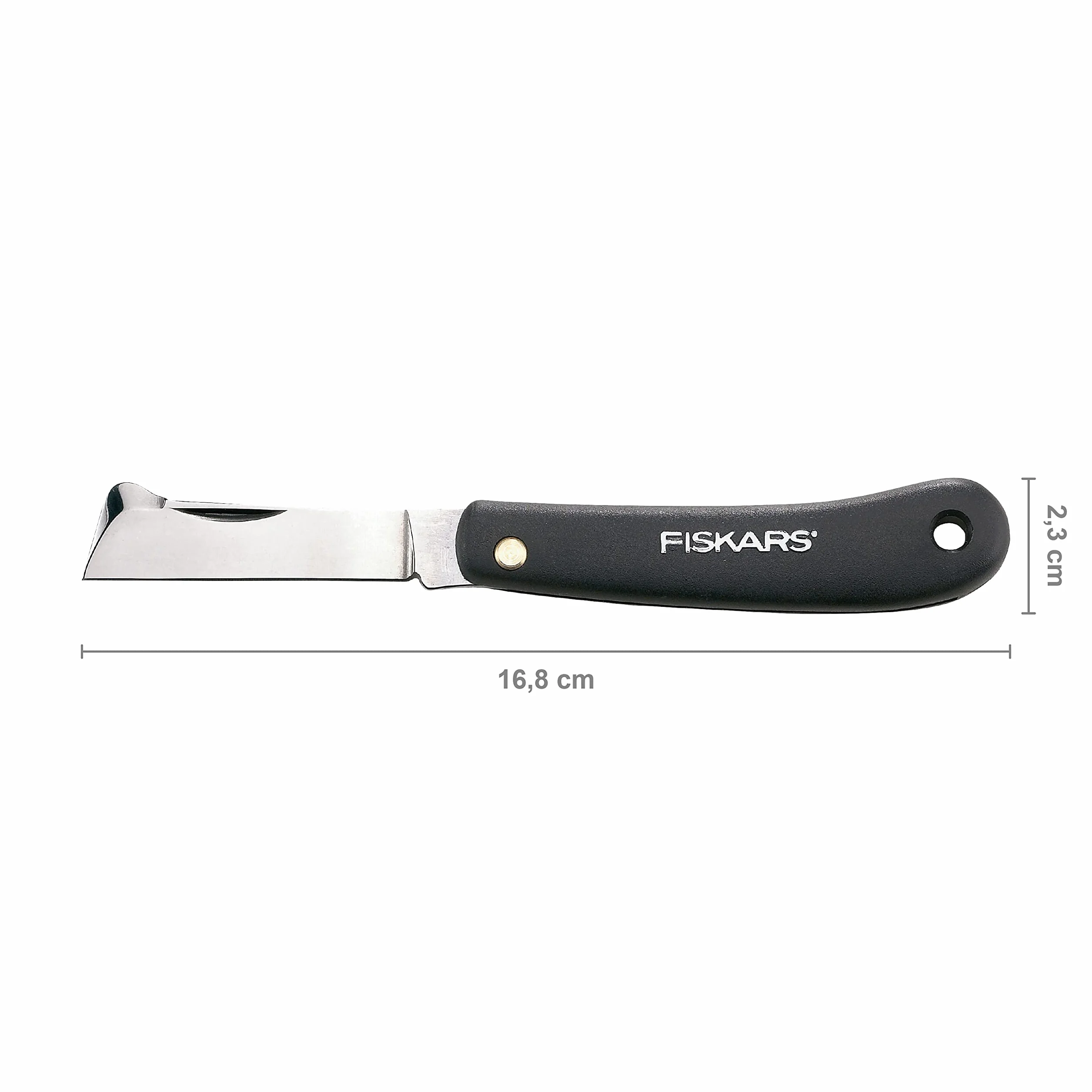 Fiskars Okulizak Nóż, Czarny/Srebrny, 17cm