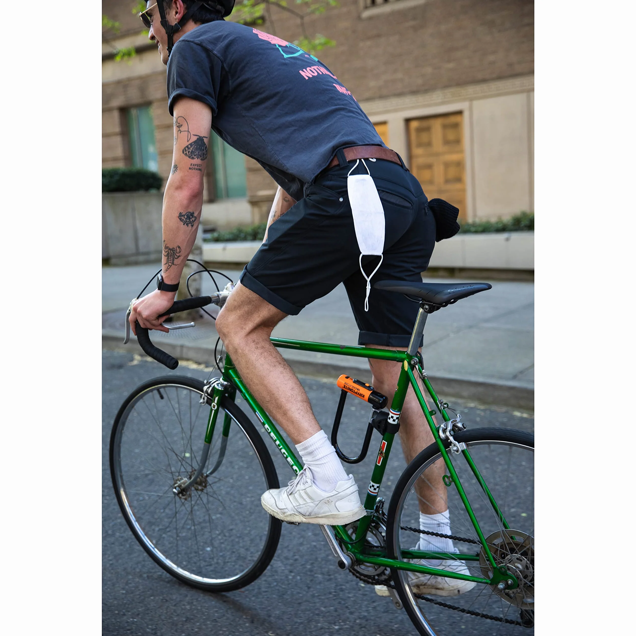 Kryptonite Transit FlexFrame-U Uchwyt rowerowy do zapięć U-Lock 13-16 mm czarny