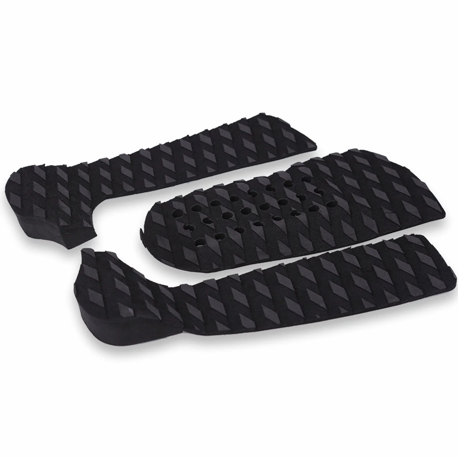 Yosoo Health Gear Uchwyt do deski surfingowej, 3 sztuki podkładek antypoślizgowych, czarny