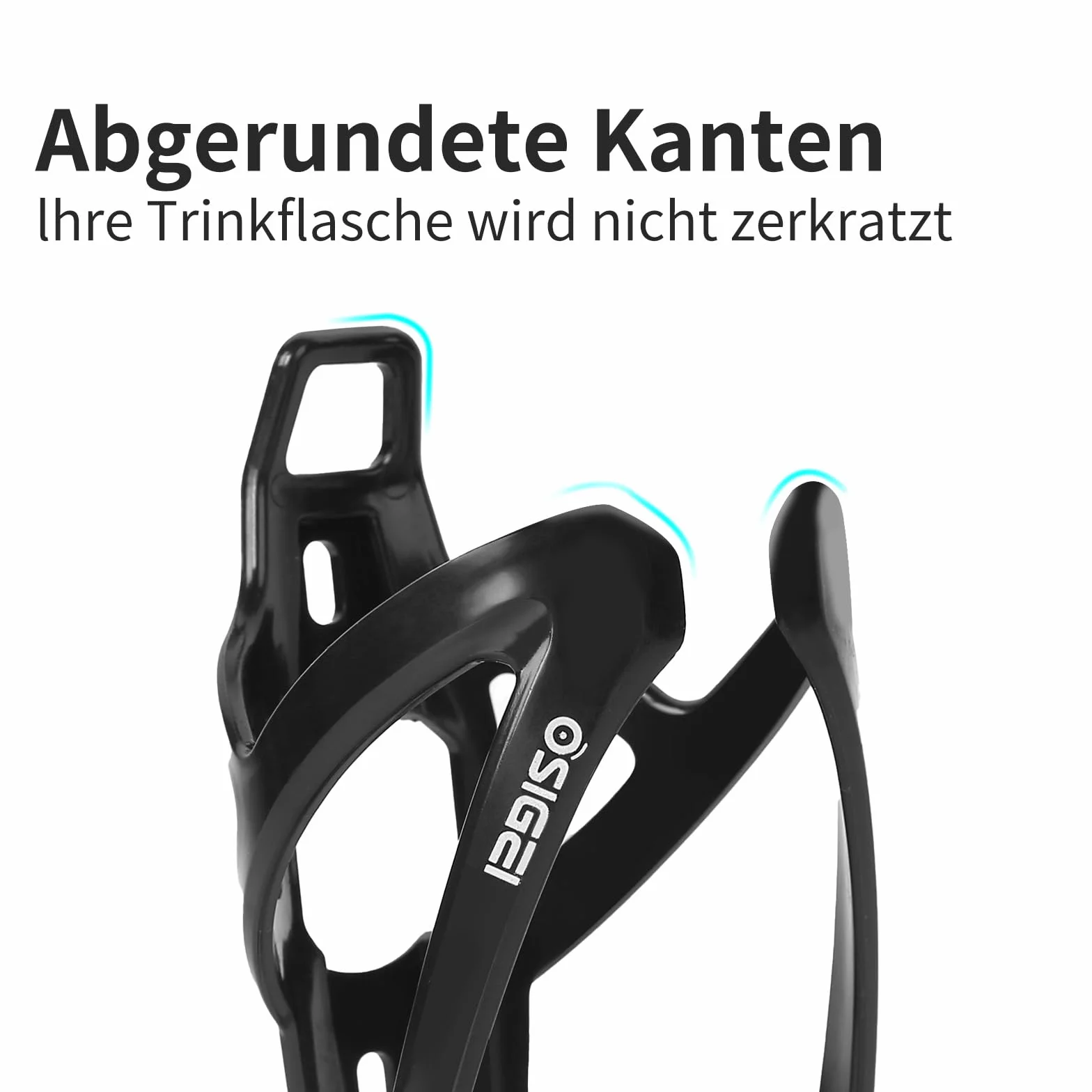 uchwyt na bidon rowerowy Zaktualizowany model uchwyt na napoje 35g Lekki uchwyt na bidon rowerowy z gradientem uchwyt na napoje rowerowy do MTB i rowerów szosowych (czarny*2)