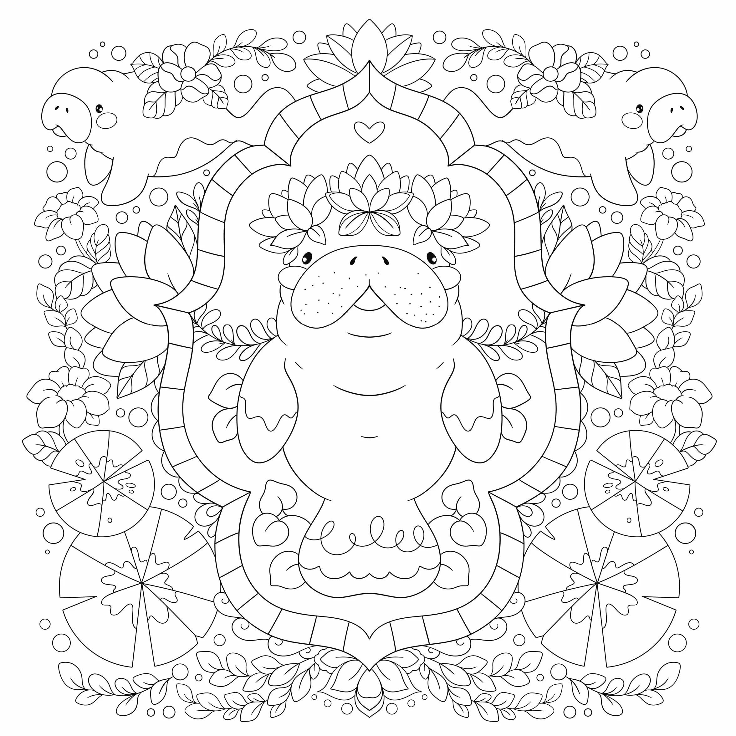 So Many Cute Animals!: Sweet & Whimsical Scenes to Color