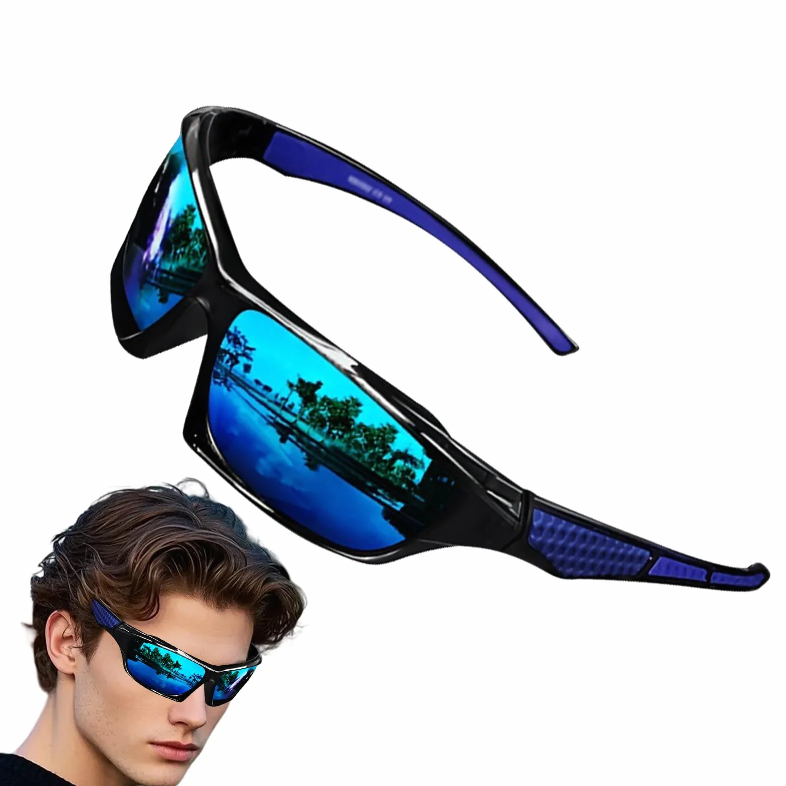 Polaryzacyjne okulary przeciwsłoneczne męskie, retro sportowe polaryzacyjne okulary przeciwsłoneczne, okulary przeciwsłoneczne unisex, ultralekkie odcienie, ochrona prostokątna, sport do jazdy na
