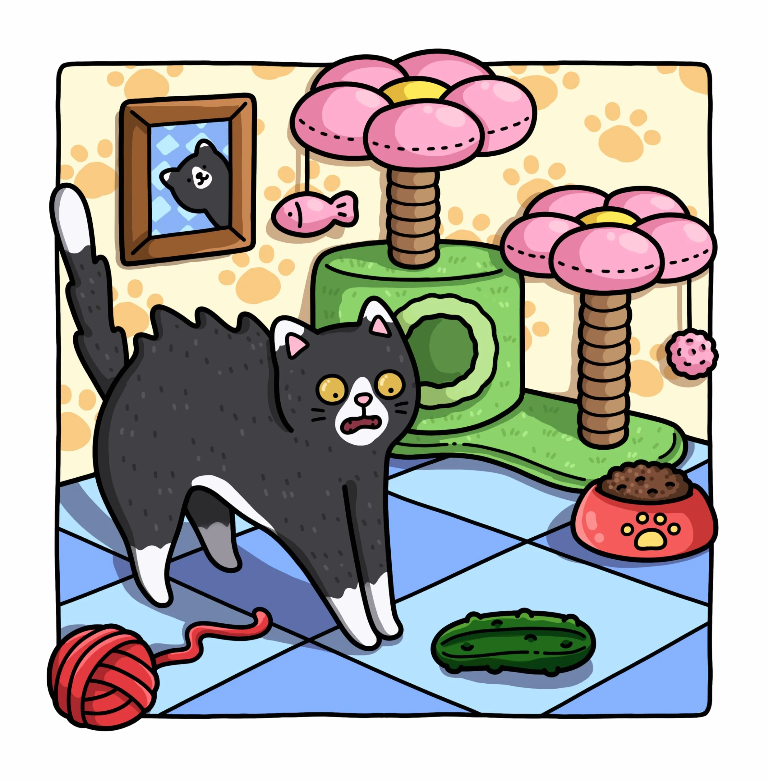 Naughty Cats: Cattitude Coloring Book for Adults and Teens
