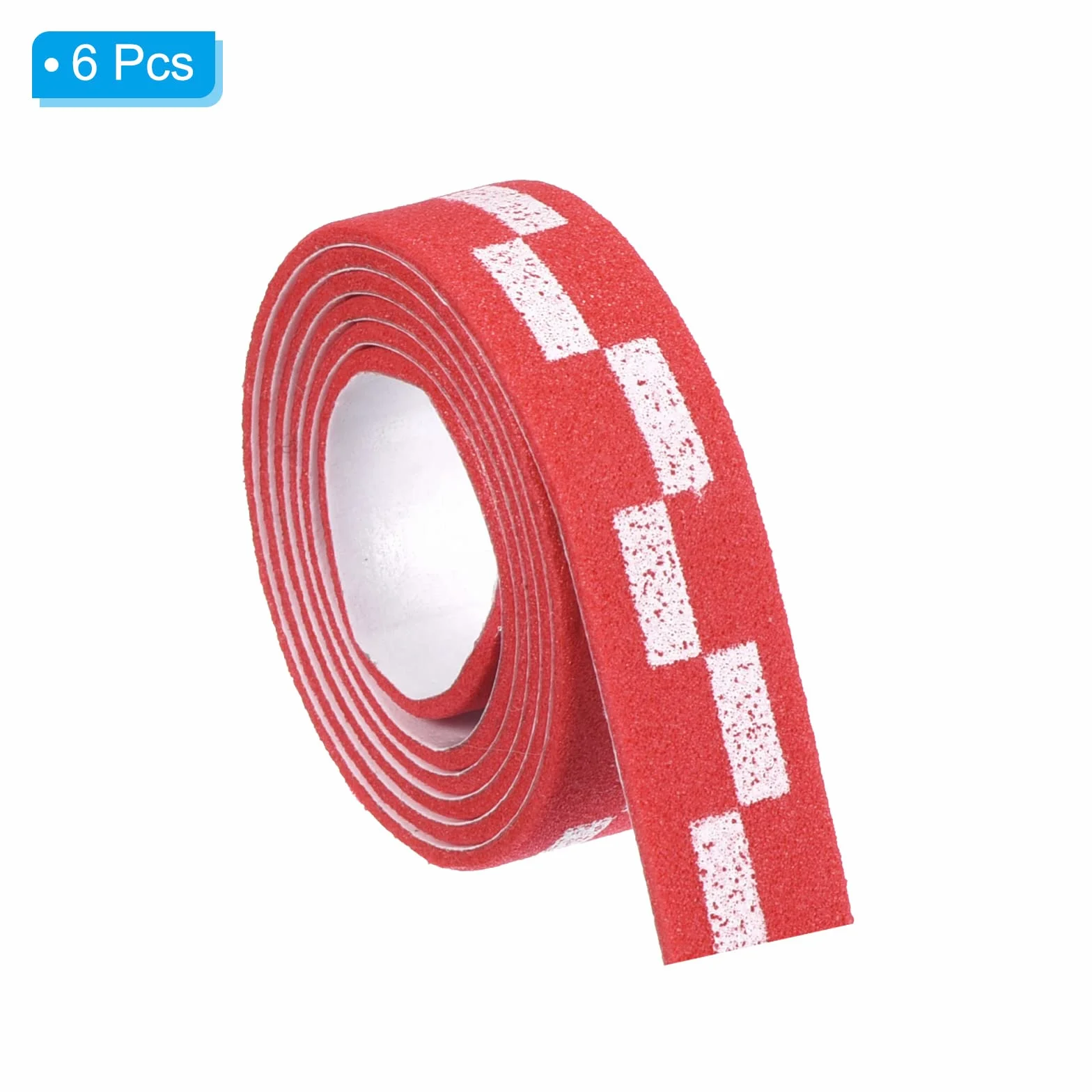 PATIKIL Taśma boczna do tenisa stołowego 45,7 cm, 6-pak, czerwona
