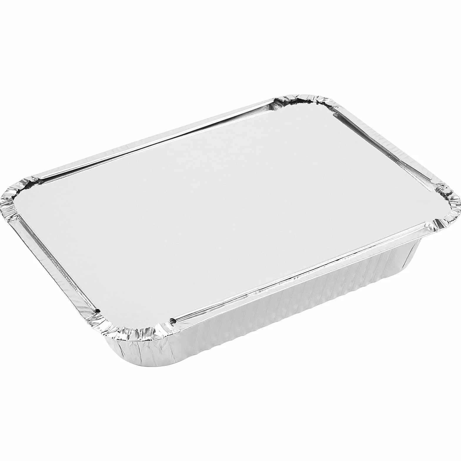 PINGEUI NGOSUET aluminiowe tacki do grilla, 50 sztuk, 1000 ml, aluminiowe tacki ociekowe, do gotowania, pieczenia, 229 x 169 x 50 mm