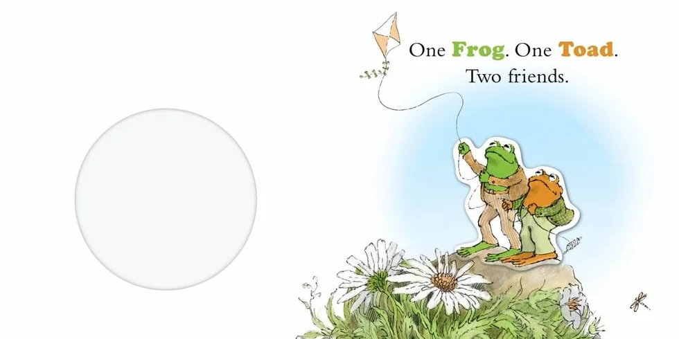 Frog and Toad: Two Together: Original Board Book with Cut-Out Cover and Raised Element from the Classic Animal Friendship and Adventure Series [Ages 0-4]