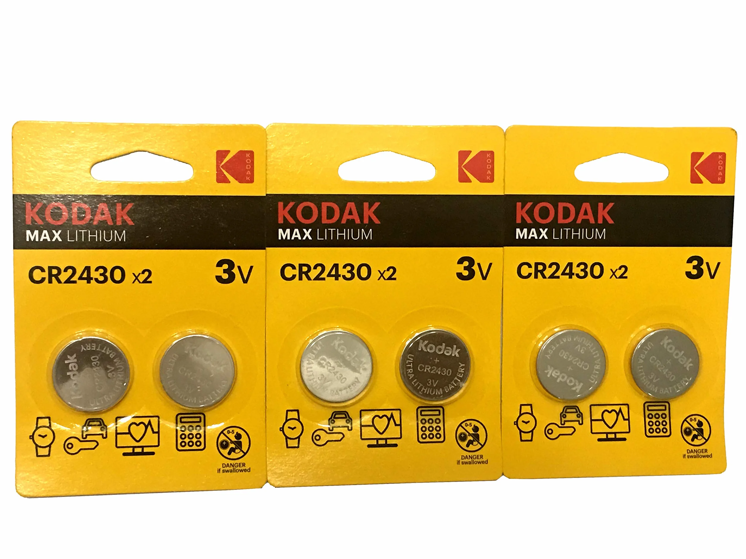 CR2430 lithium button cell battery