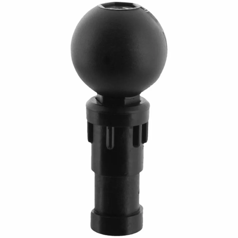 Scotty Kulka 1-1/2" z uchwytem słupkowym, czarna