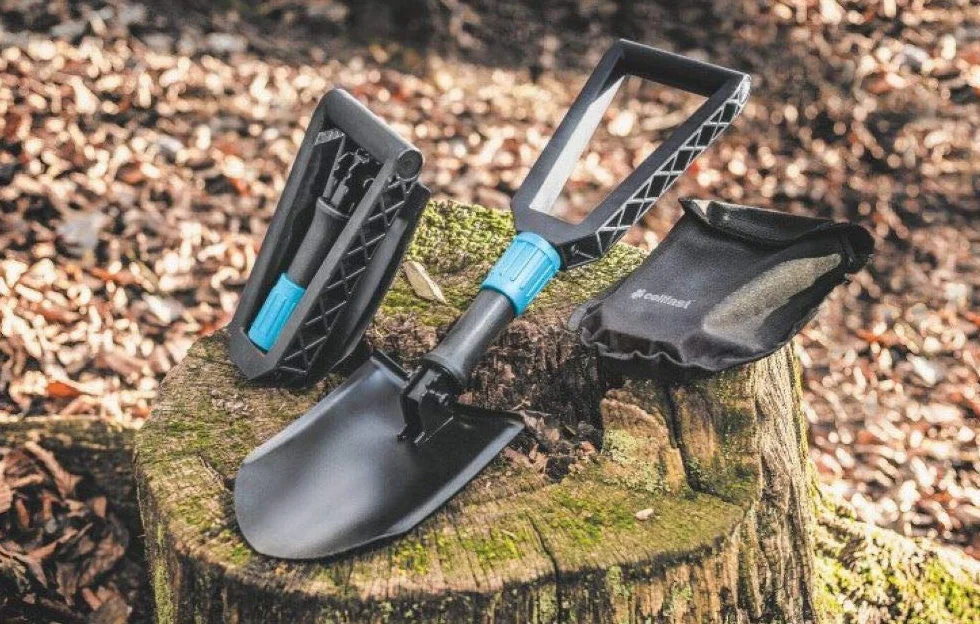 Cellfast Saperka składana ENERGO™ szpic ułatwia wbijanie jej w ziemię, Wyprofilowana rączka, Stal narzędziowa, Składana konstrukcja, Długość 58,5 cm, 40-006