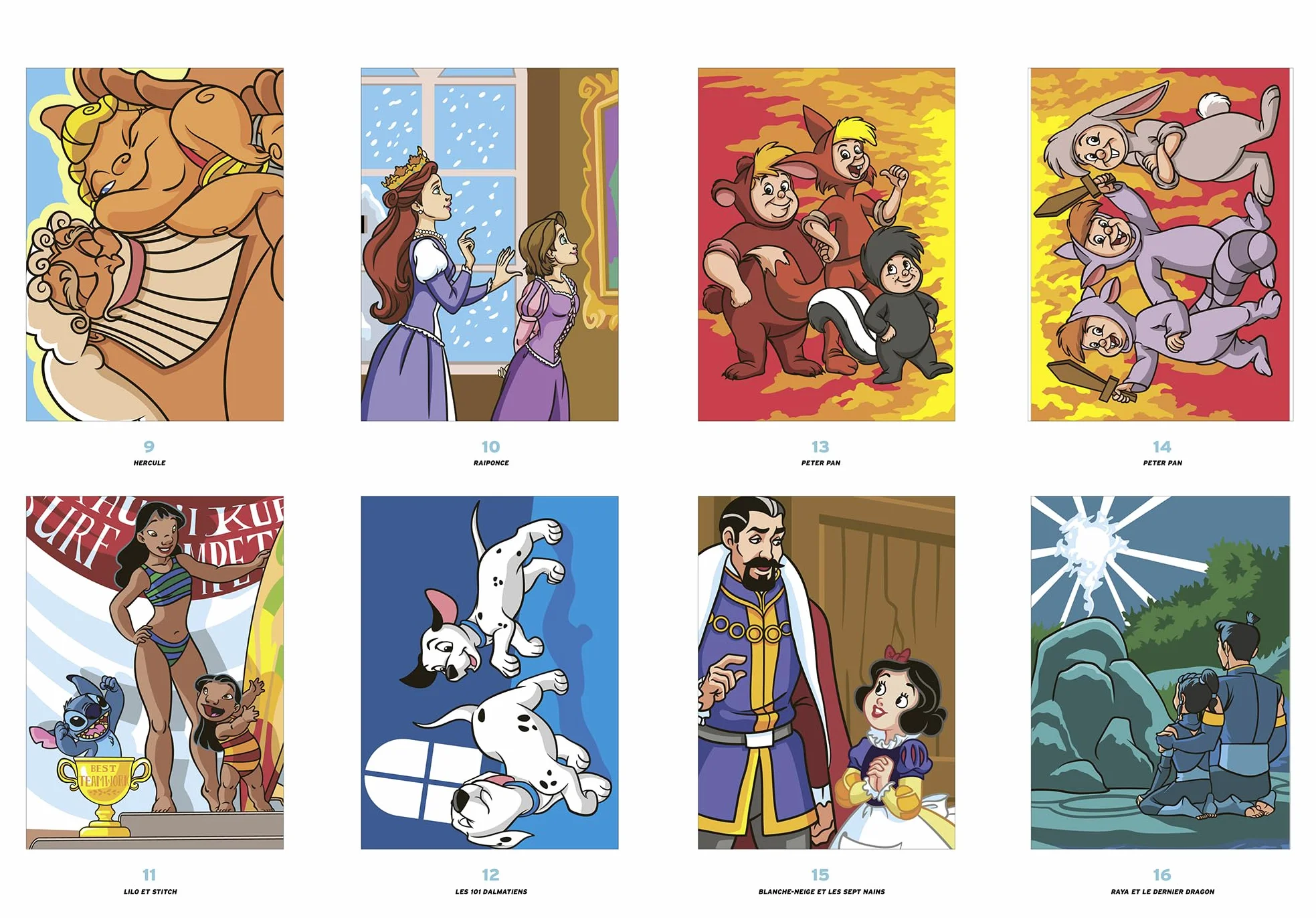 Coloriages mystères Disney - Famille