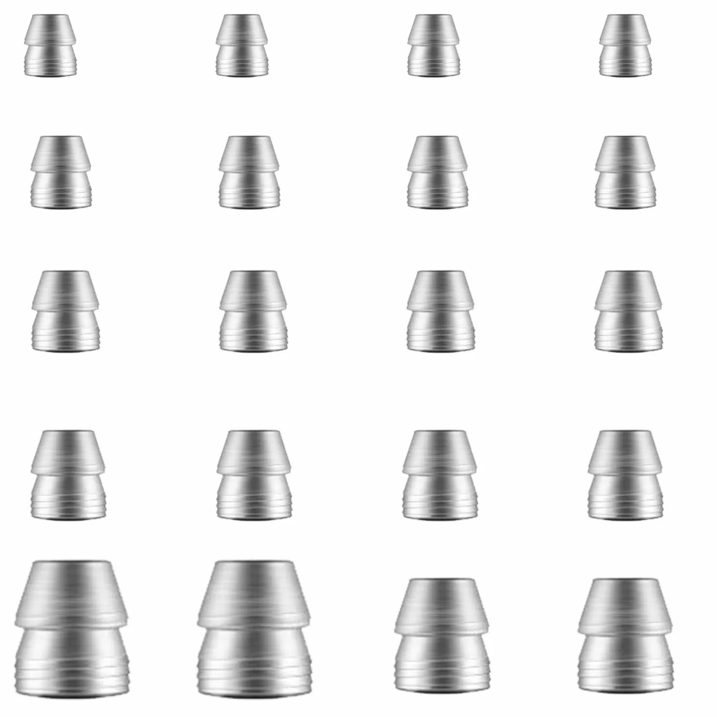 20 Sztuk Bezpieczeństwa Okrągły Uchwyt Kliny,Uchwyt Rozłupujący Klin,Klin Do Młotka Do Siekiery,Axe Ręczny Metalowy Klins Okrągły Stalowy,8/10/12/14/16/18MM,Kiuiom