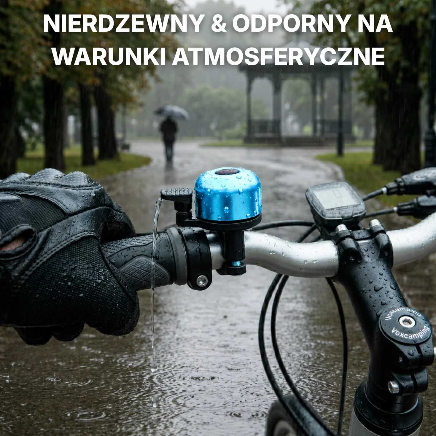 Dzwonek do Rowerów Szosowych i Górskich, Hulajnogi, MTB, BMX dla Dzieci, Dorosłych, Aluminiowy, Mini Rozmiar, Głośny Dźwięk, Rowerowy Klakson do Kierownicę o Średnicy 1,98-2,4 cm