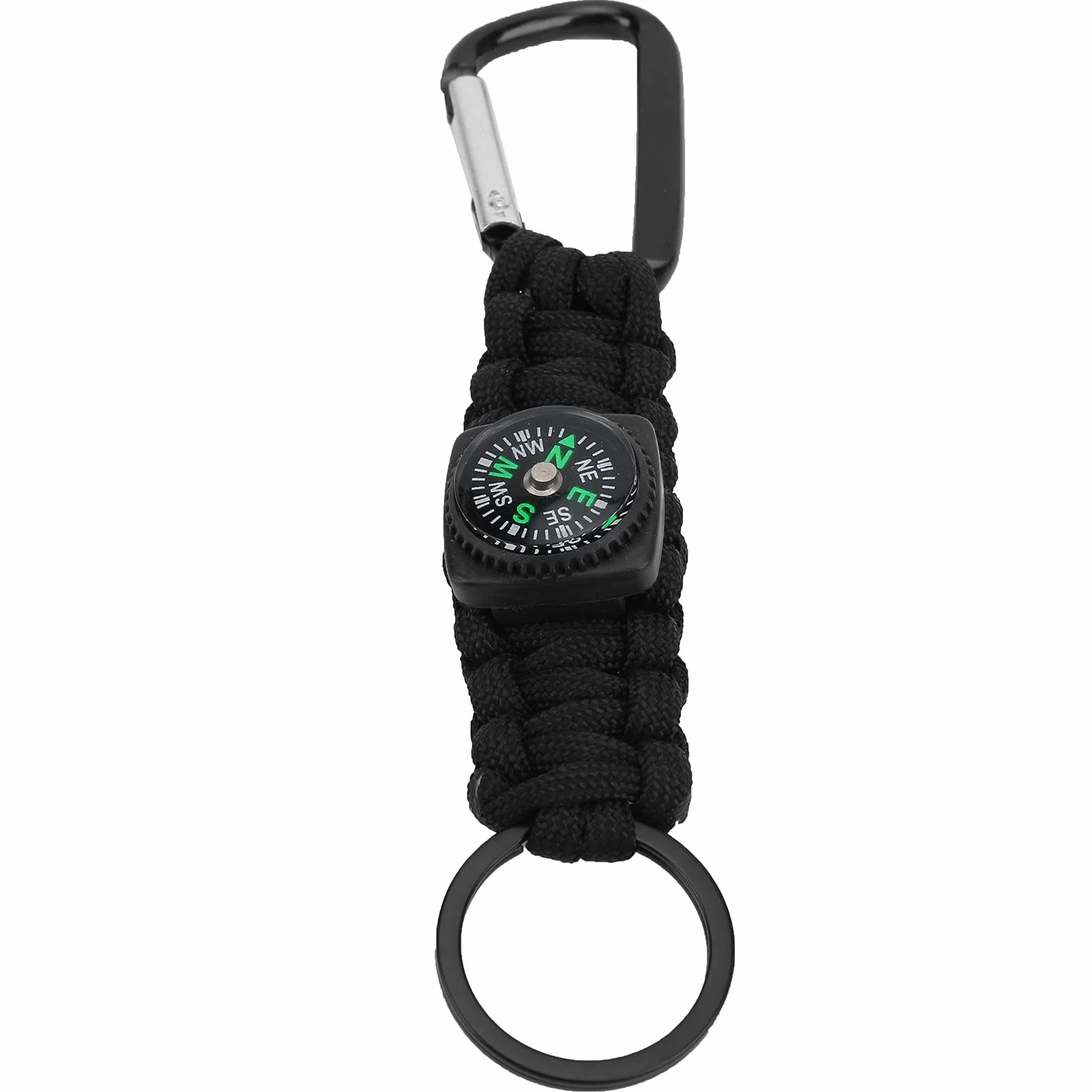 Bransoletka Paracord z Kompasem 7-rdzeniowy Brelok z Karabińczykiem