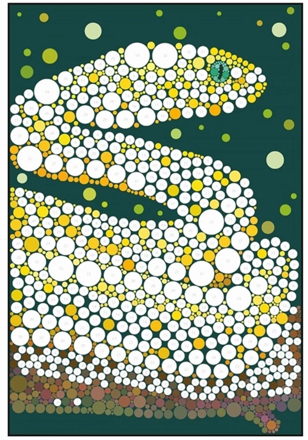 Sticker Dots: Nature: Stunning Sticker by Numbers Challenges