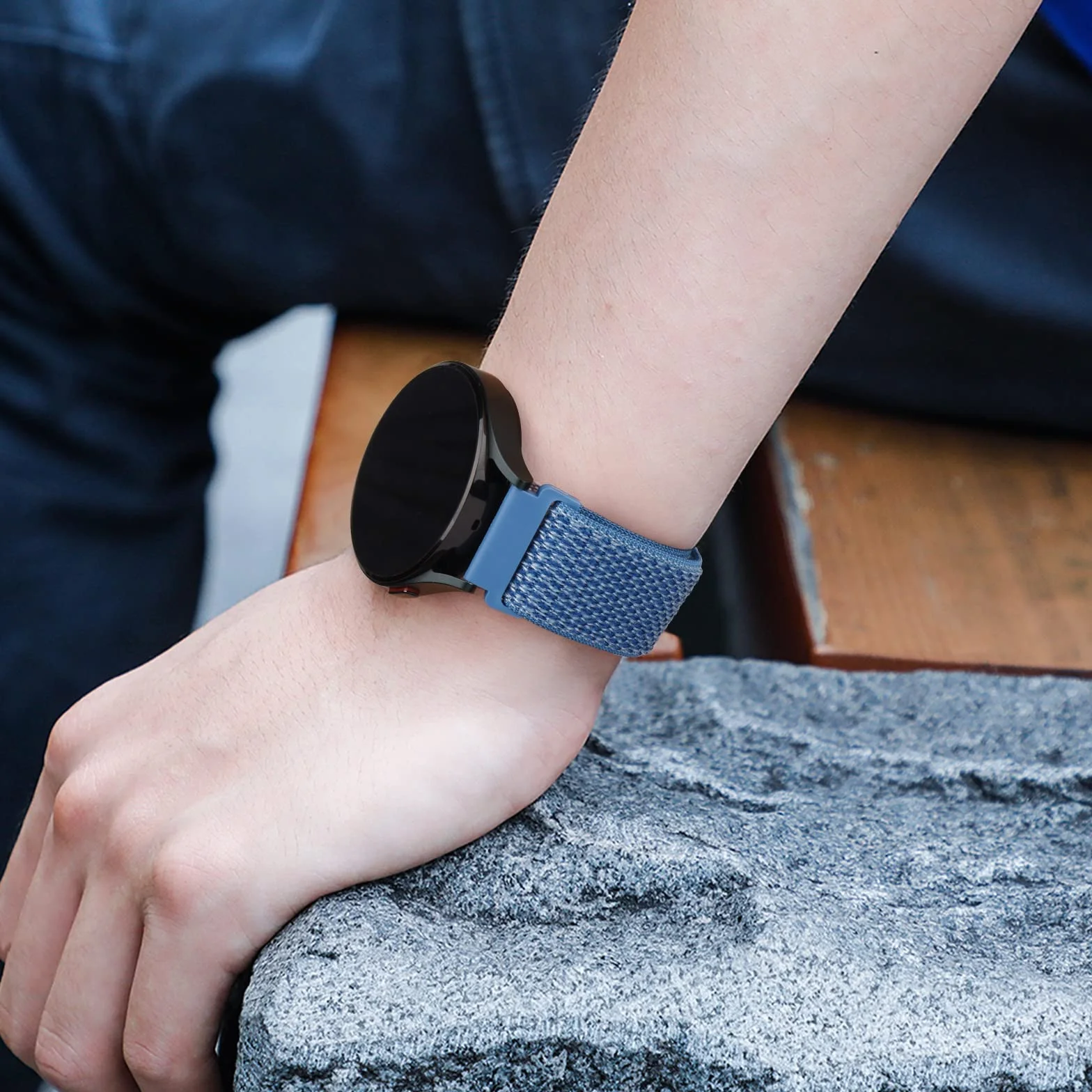 Amazfit Active 2 Pasek do zegarka 20 mm nylonowy rzepy