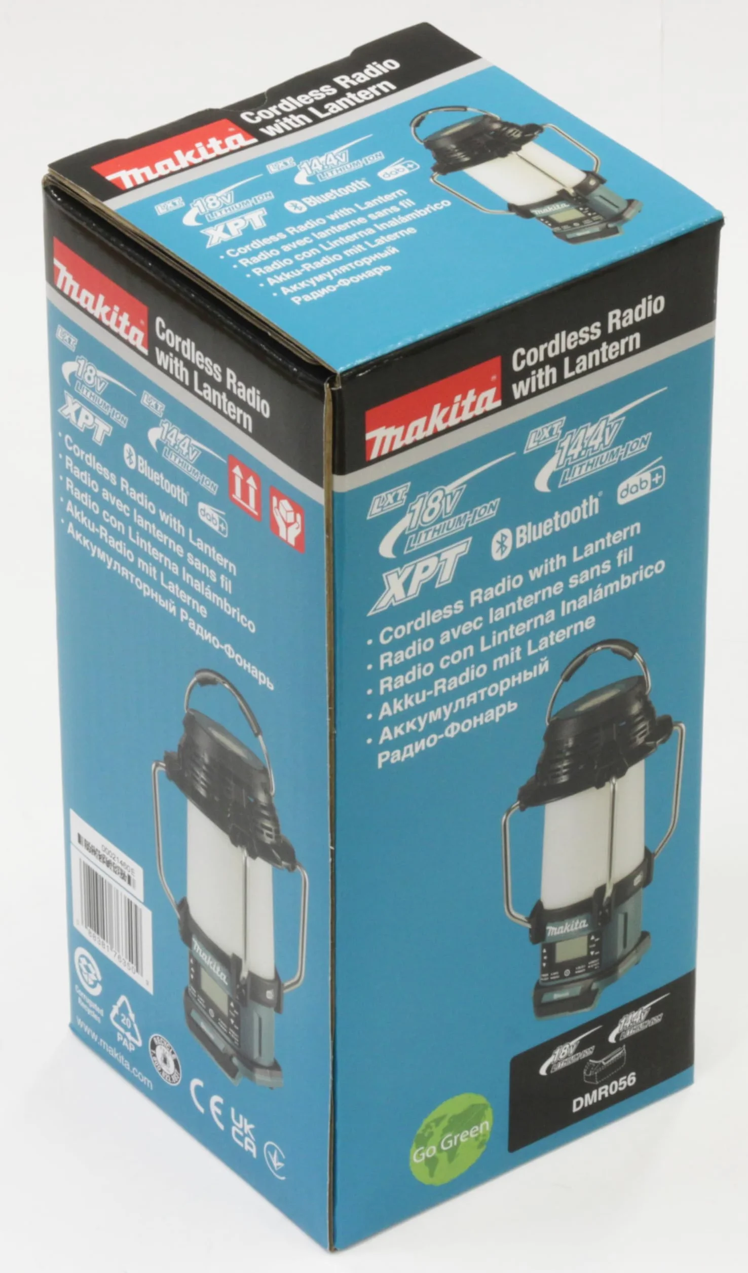 Makita DMR056 14,4 V/18 V litowo-jonowe radio LXT z latarnią