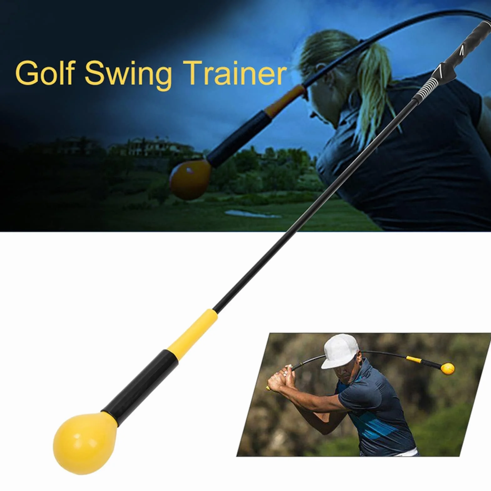 Cocoarm Golf Swing Trainer, pomoc w treningu golfowym, pomoc w treningu golfowym, trening siłowy, przyczepność siły i tempa
