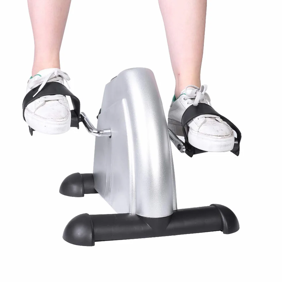 Mini Rowerek Treningowy Stacjonarny, Pedałowy Trenażer do Ćwiczeń w Domu, z Wyświetlaczem LCD, dla Seniorów i Dorosłych, Rehabilitacyjny