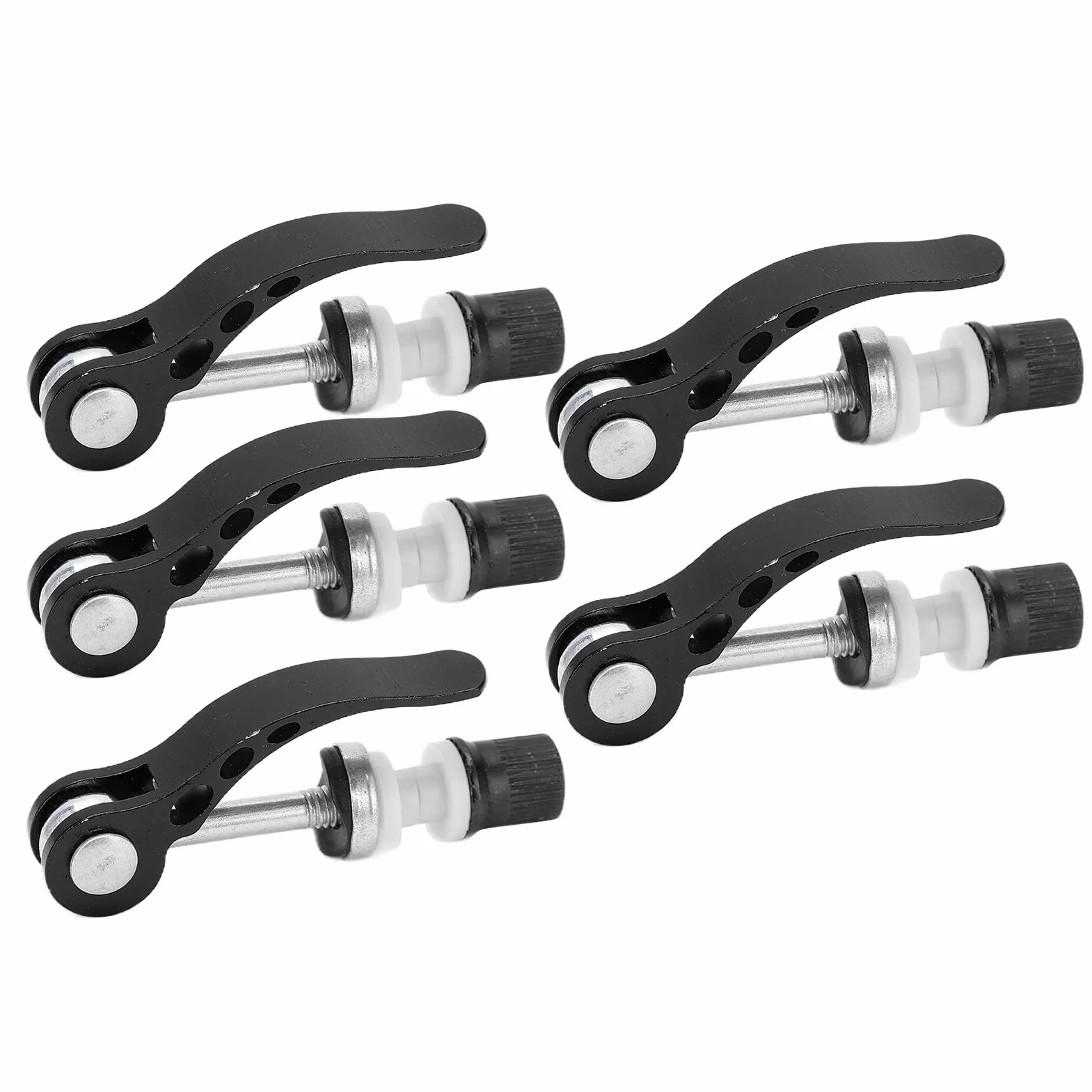 Zacisk Sztycy Rowerowej, 5 Szt. Zaciski Sztycy ze Stopu Aluminium Quick Release Zacisk do Rur Rowerowych Ostre Koło do Rowerów Szosowych MTB