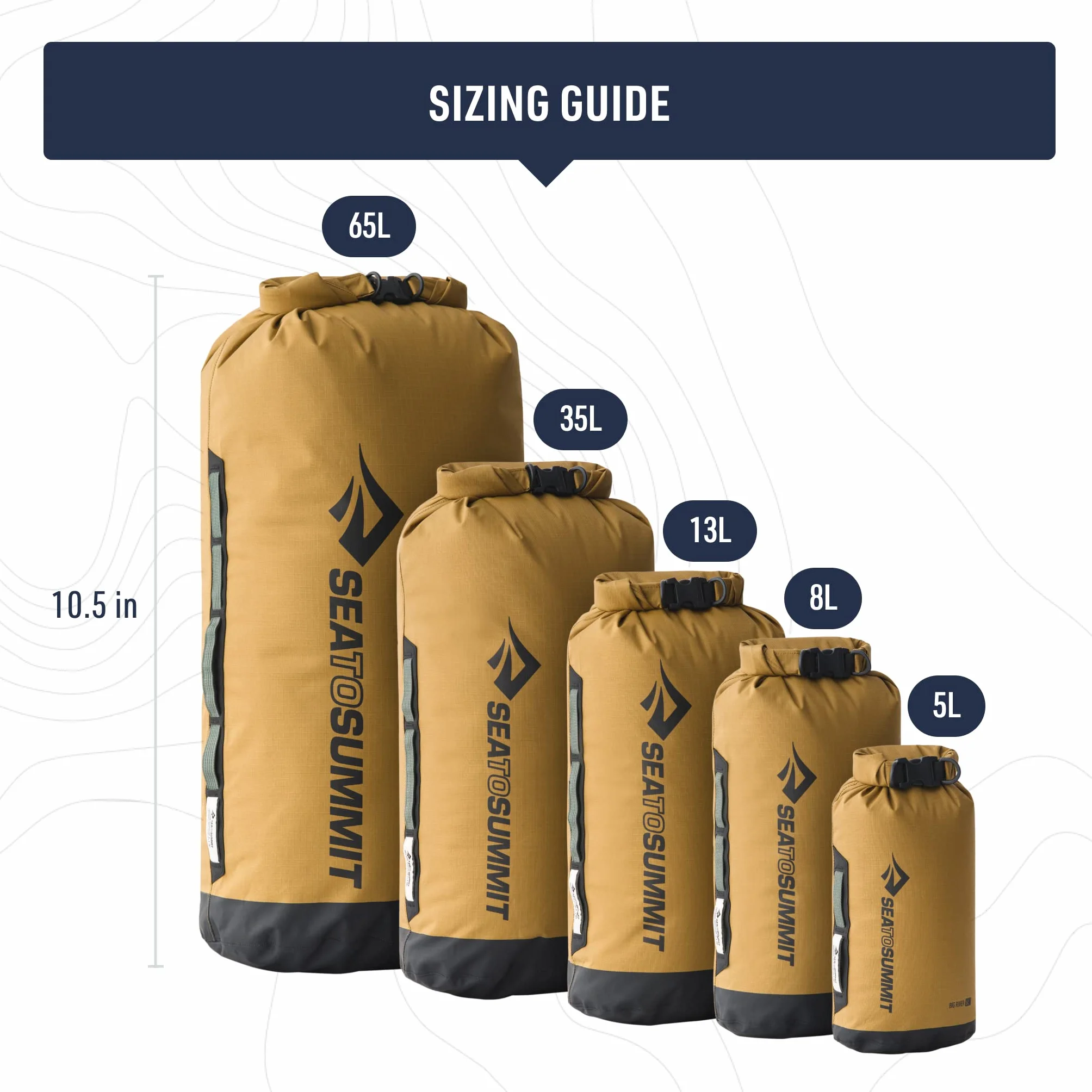 Bolsa Estanca Big River 20L niebieski