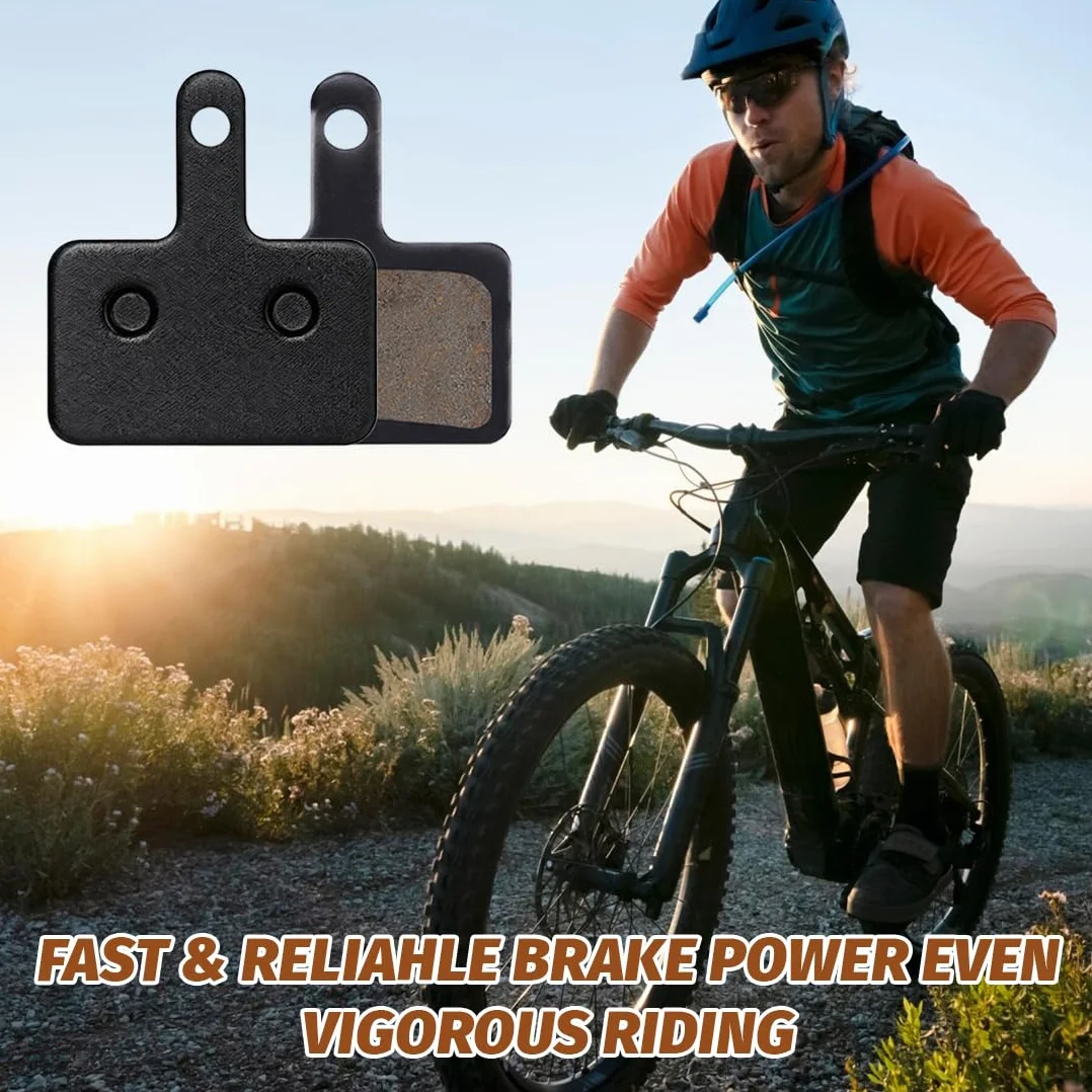 Klocki hamulcowe do roweru MTB Ebike, zamiennik B01s TRP Tektro Deore, hamulce tarczowe, czarne