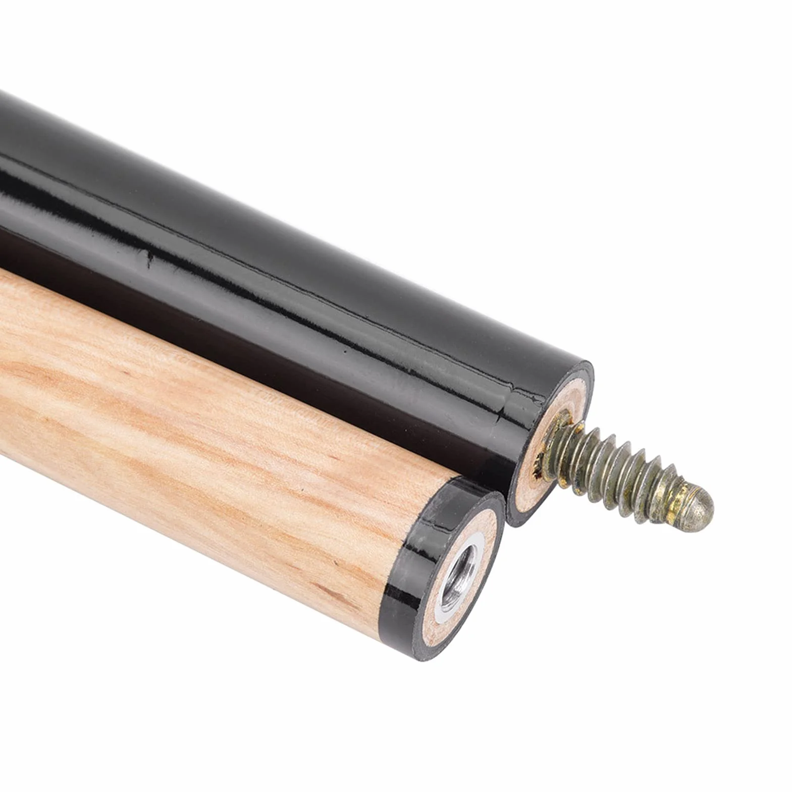 Ejoyous Kij bilardowy 120cm, Kij bilardowy dla dzieci, krótki, drewniany, do ścisłych przestrzeni i młodzieży, sportowy kij bilardowy 12mm