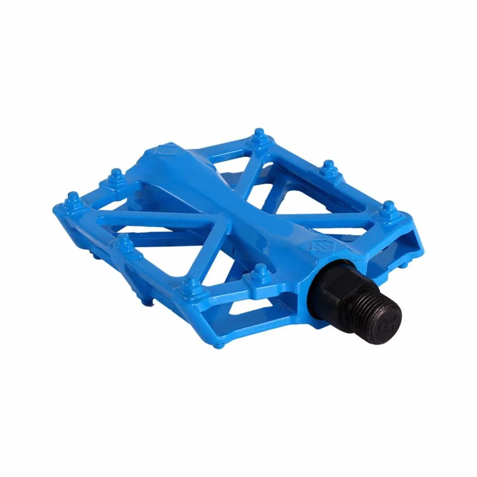 Pedał rowerowy ze stopu aluminium antypoślizgowy ultralekki trwały 1 para niebieski do roweru szosowego BMX