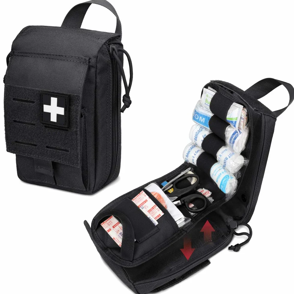 WYNEX Taktyczna torba pierwszej pomocy Molle EMT IFAK organizer medyczny