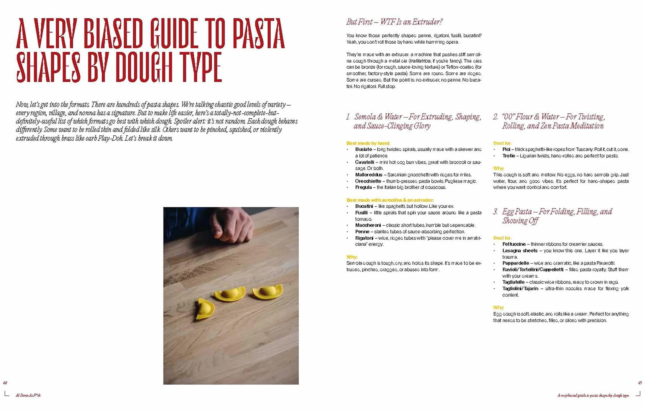 Al dente as fuck /anglais: Handmade Pasta That Makes Chefs Swear and Nonnas Proud