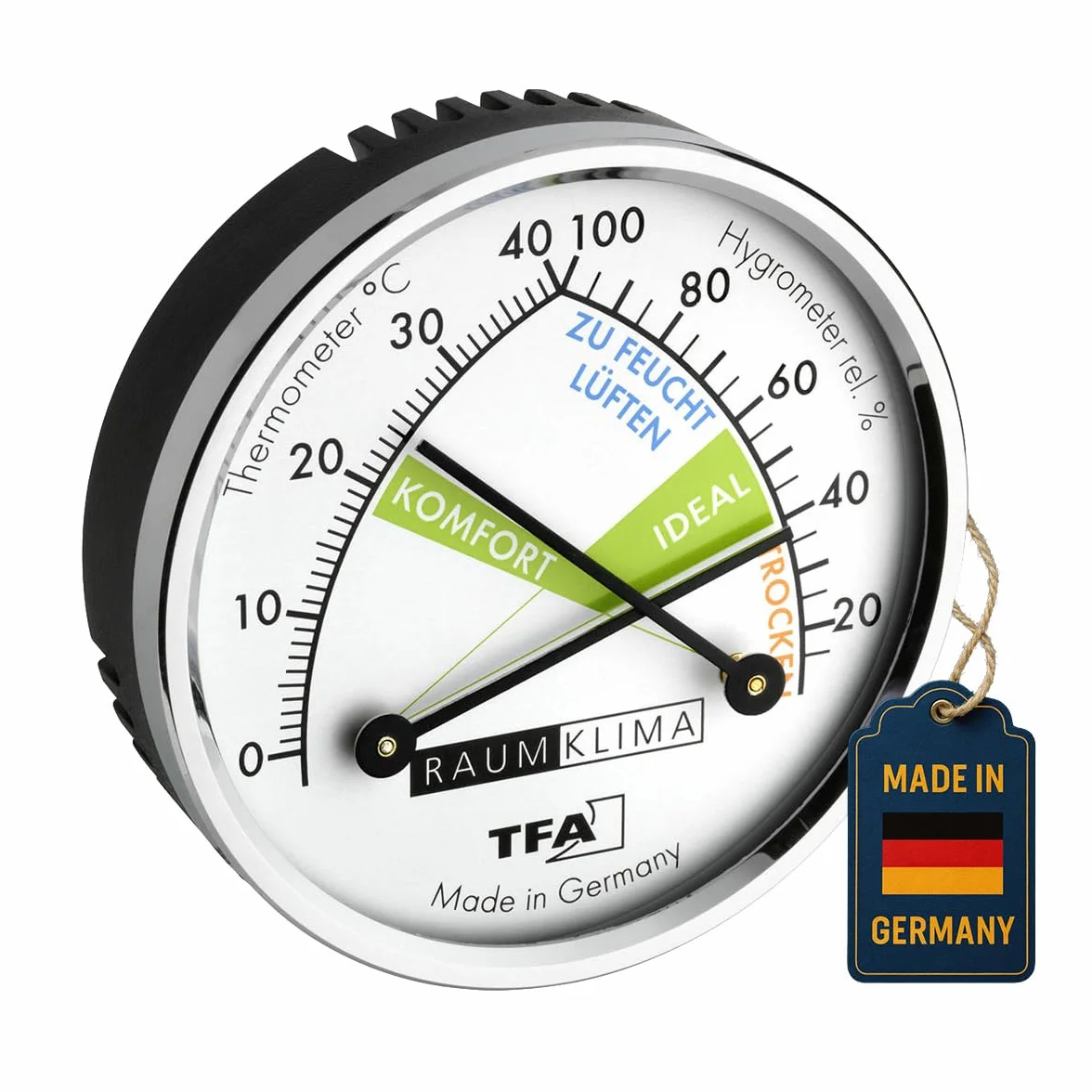 Tfa Dostmann Analogowy Termometr, Wielokolorowy, 120 x 29 x 235 mm