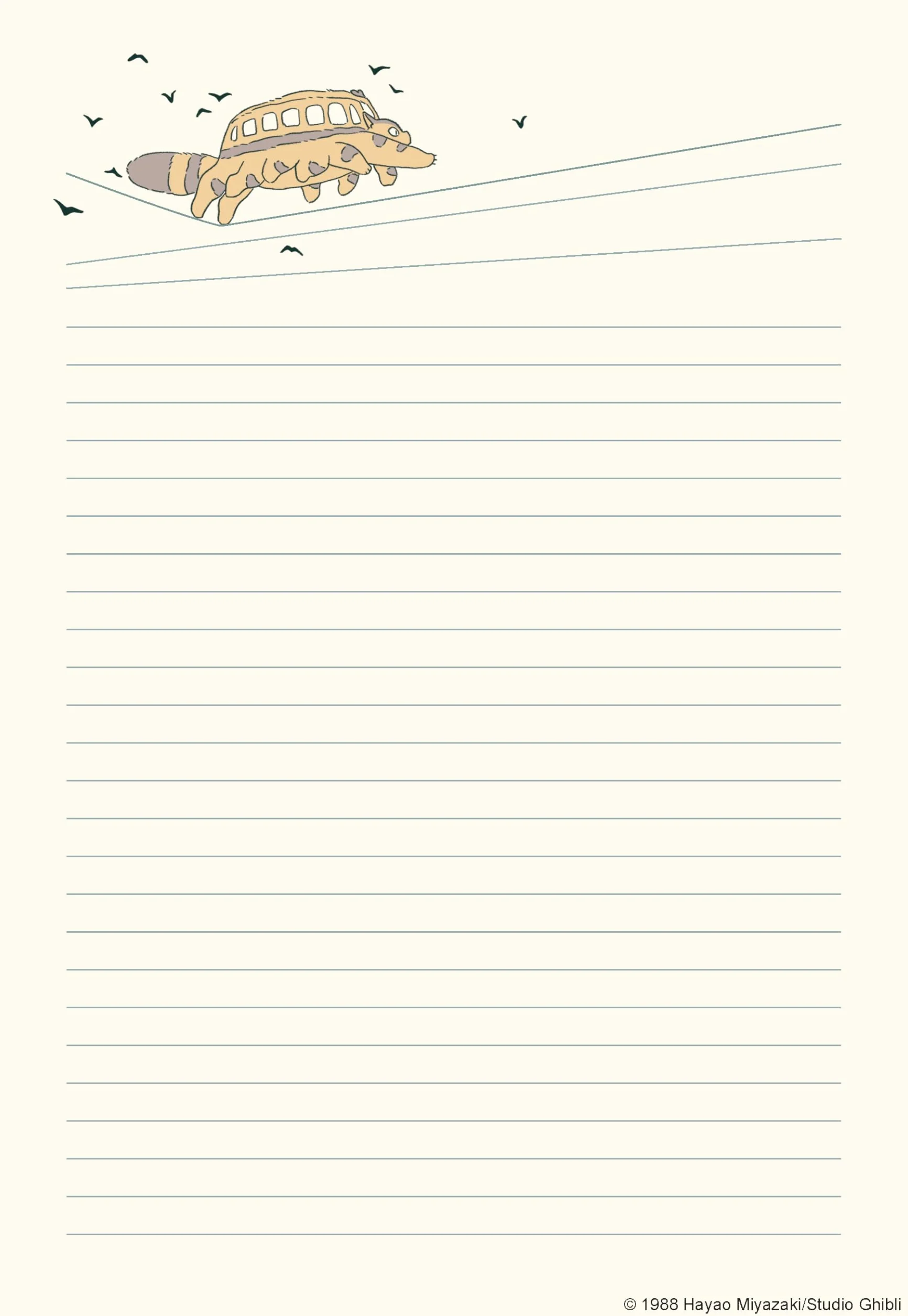 My Neighbor Totoro Stationery Set