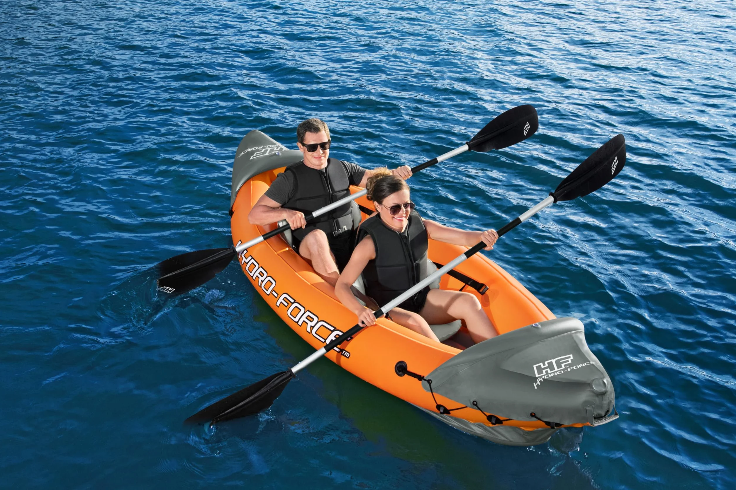 Bestway Hydro-Force Rapid X2 Kajak dwuosobowy zestaw nadmuchiwany z pompką