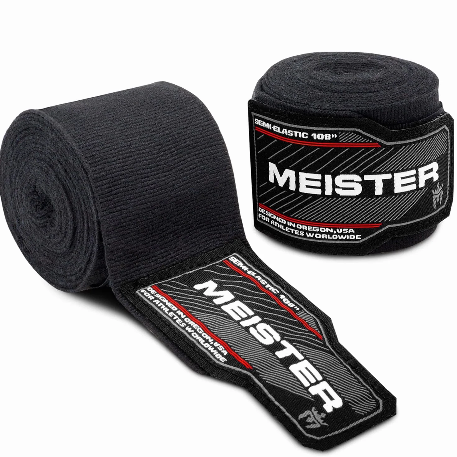 Meister Junior Semi-Elastic Bandaże 108" 274 cm do MMA i boksu para