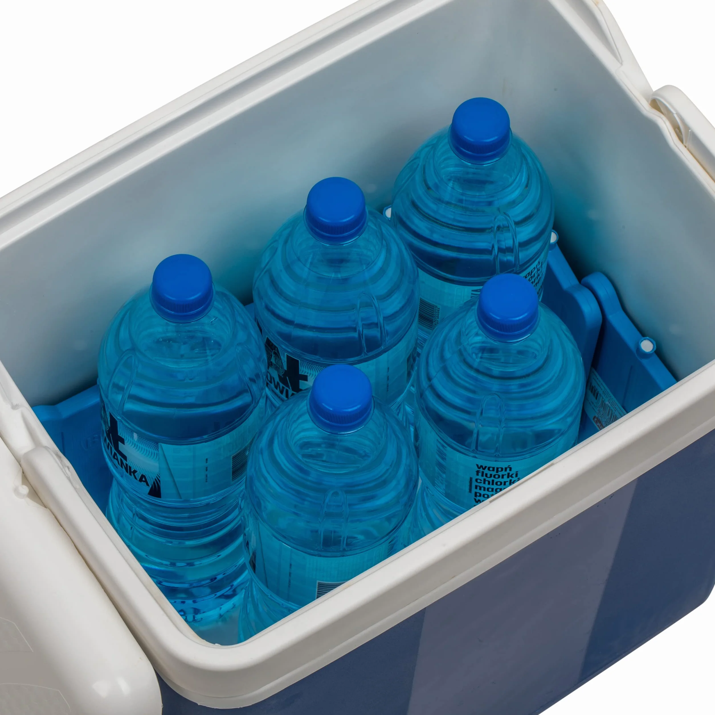BranQ Home essential Wkład chłodzący 185 ml do lodówki turystycznej na lunch, torby chłodzącej i lodówki, pojemnik na ciasto, 2 sztuki, wykonany z wysokiej jakości materiału bez BPA, niebieski, 166 x