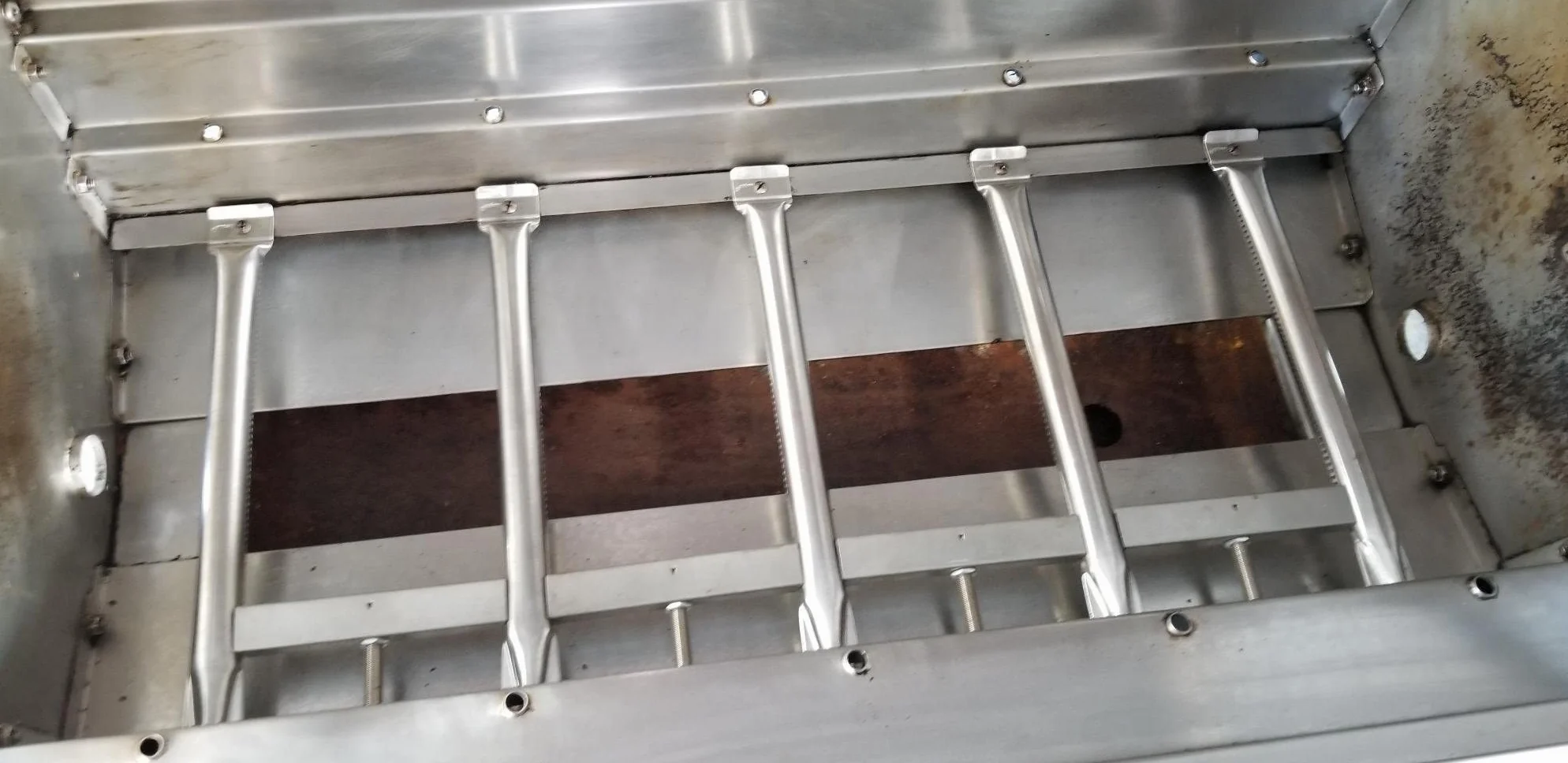 Bar. b.q.s 38,4 cm Palnik zamienny ze stali nierdzewnej do Barbecook Siesta, Grill Chef, Kenmore Sears, K Mart, Lowes, grill gazowy, 4 sztuki
