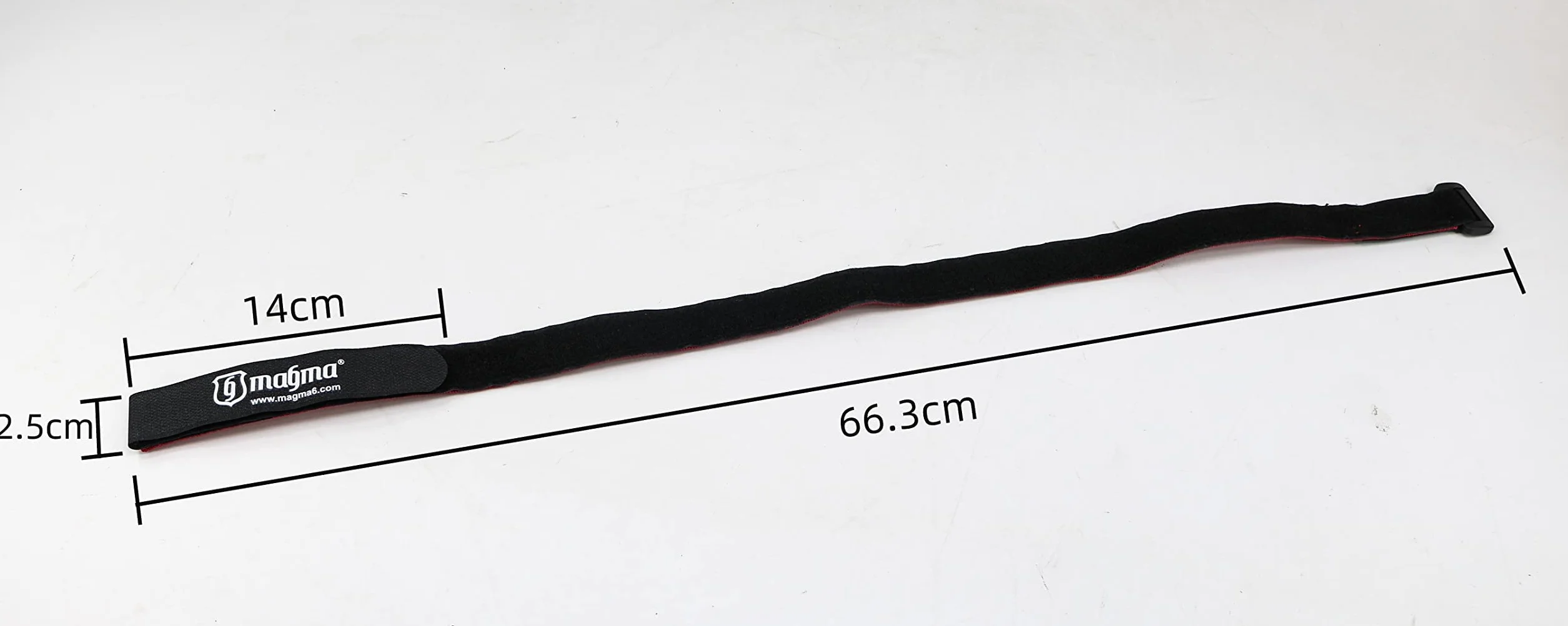 MAGMA 2 paski z filcowym klejem 80 cm - hak i pętla stabilizator koła rowerowe - regulowane paski mocujące z żelem odpornym na zarysowania - joga, maty, kemping, jazda na rowerze